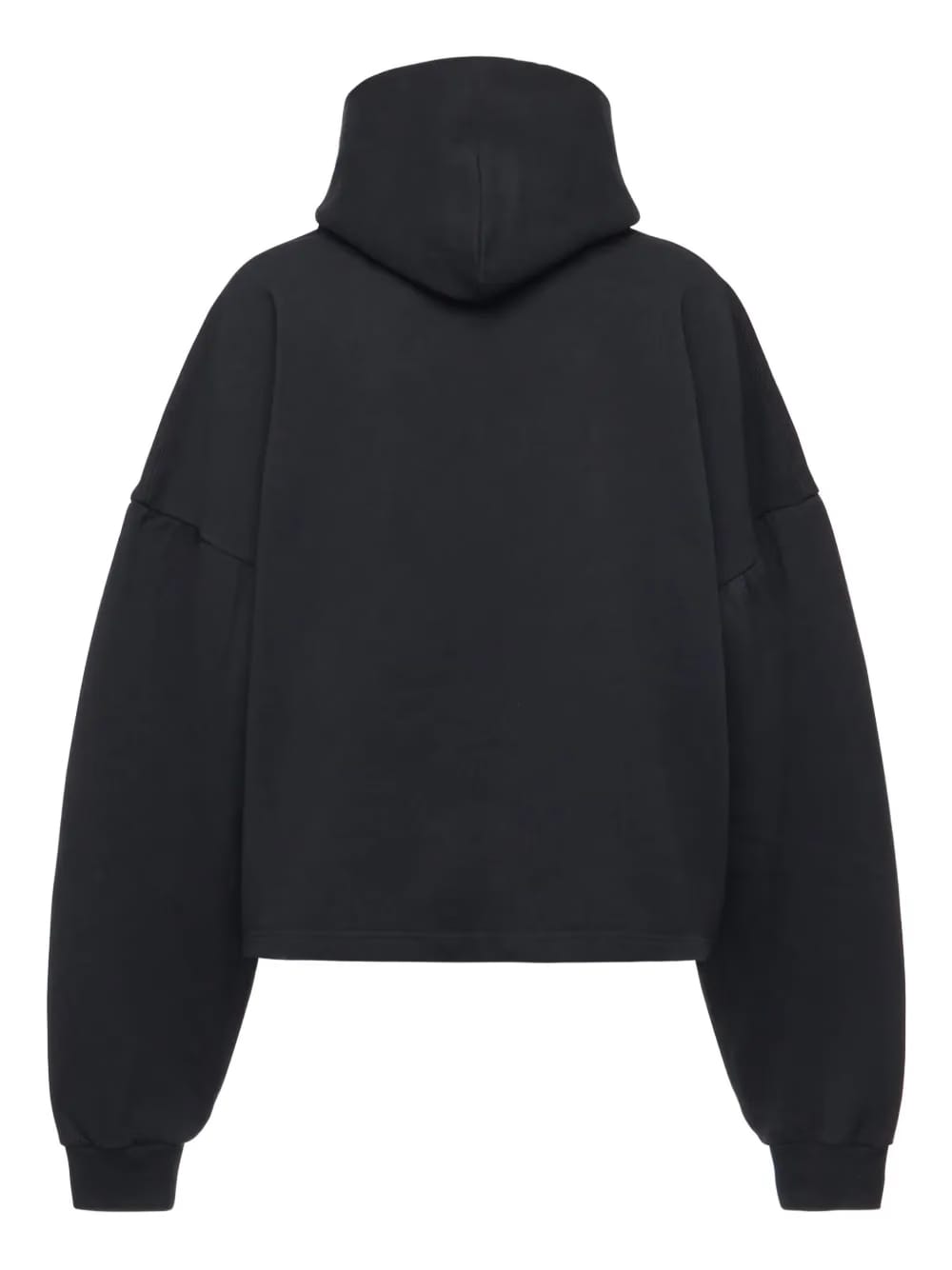 logo-plaque cotton Hoodie