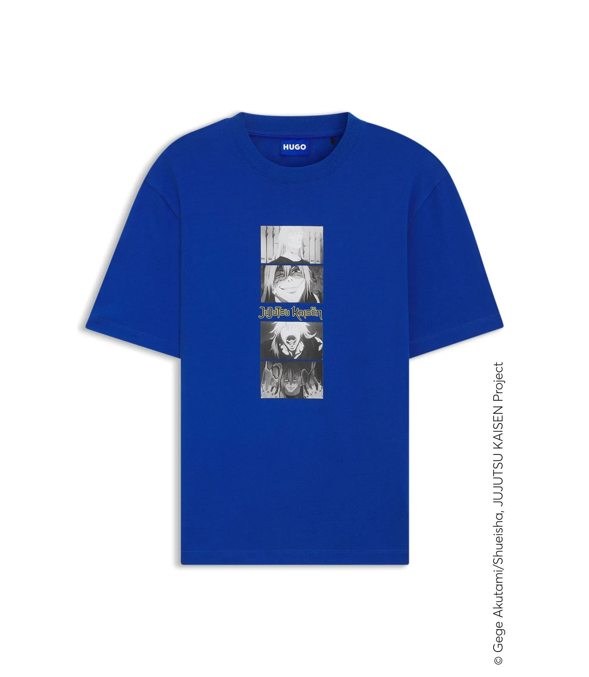 Hugo X Jujutsu Kaisen T Shirt With Character Print Light Blue