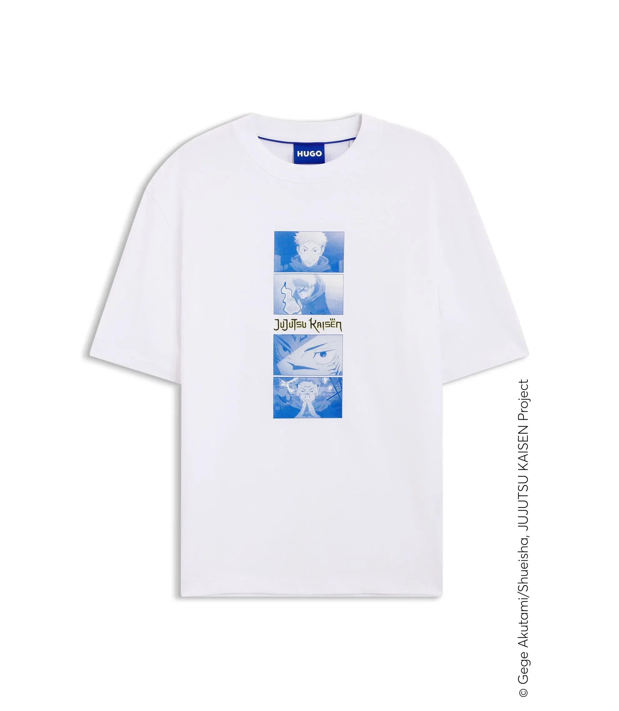 Hugo X Jujutsu Kaisen T Shirt With Character Print White