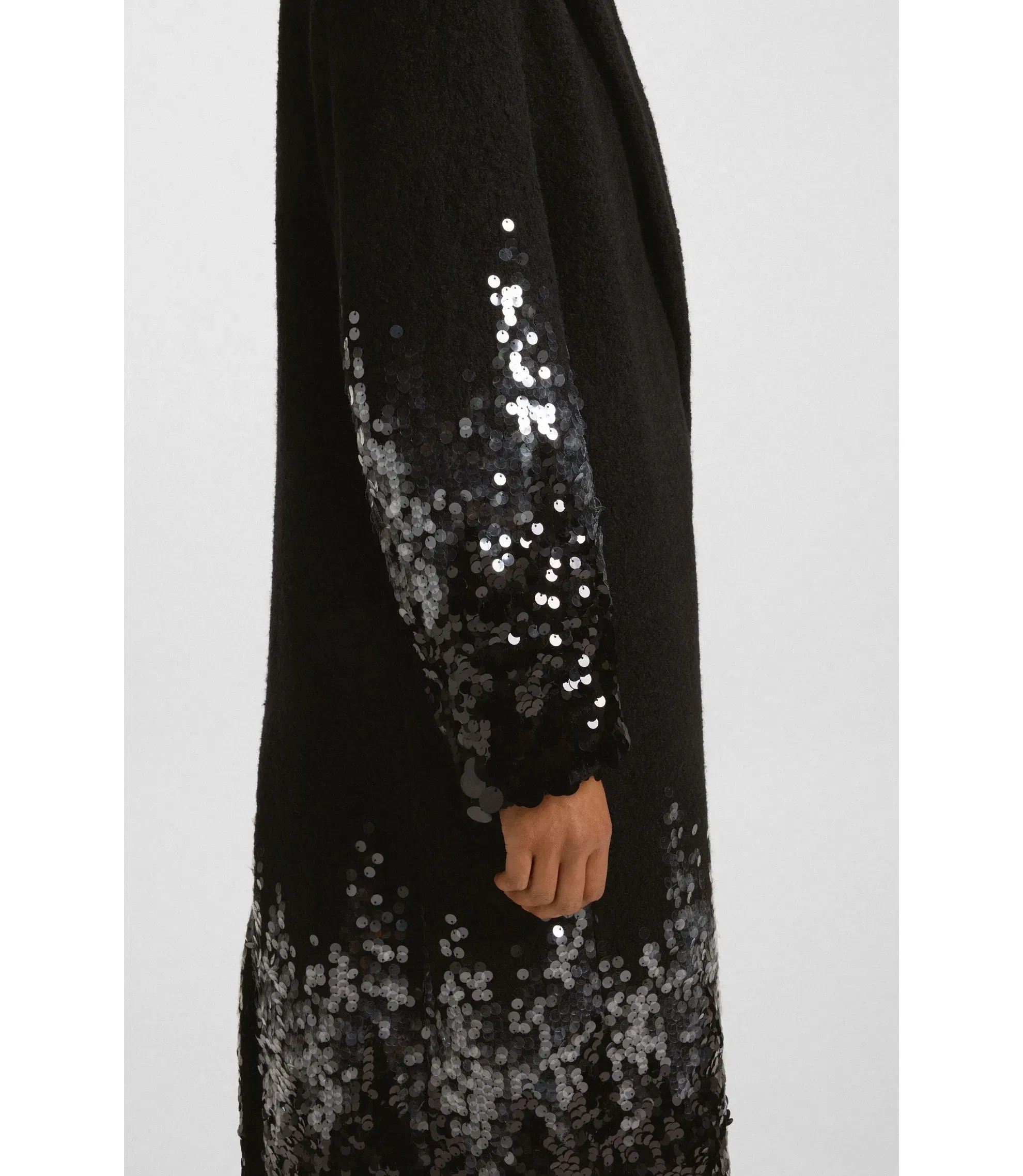 Boss Formal Coat With Sequin Embellishments Patterned Women's