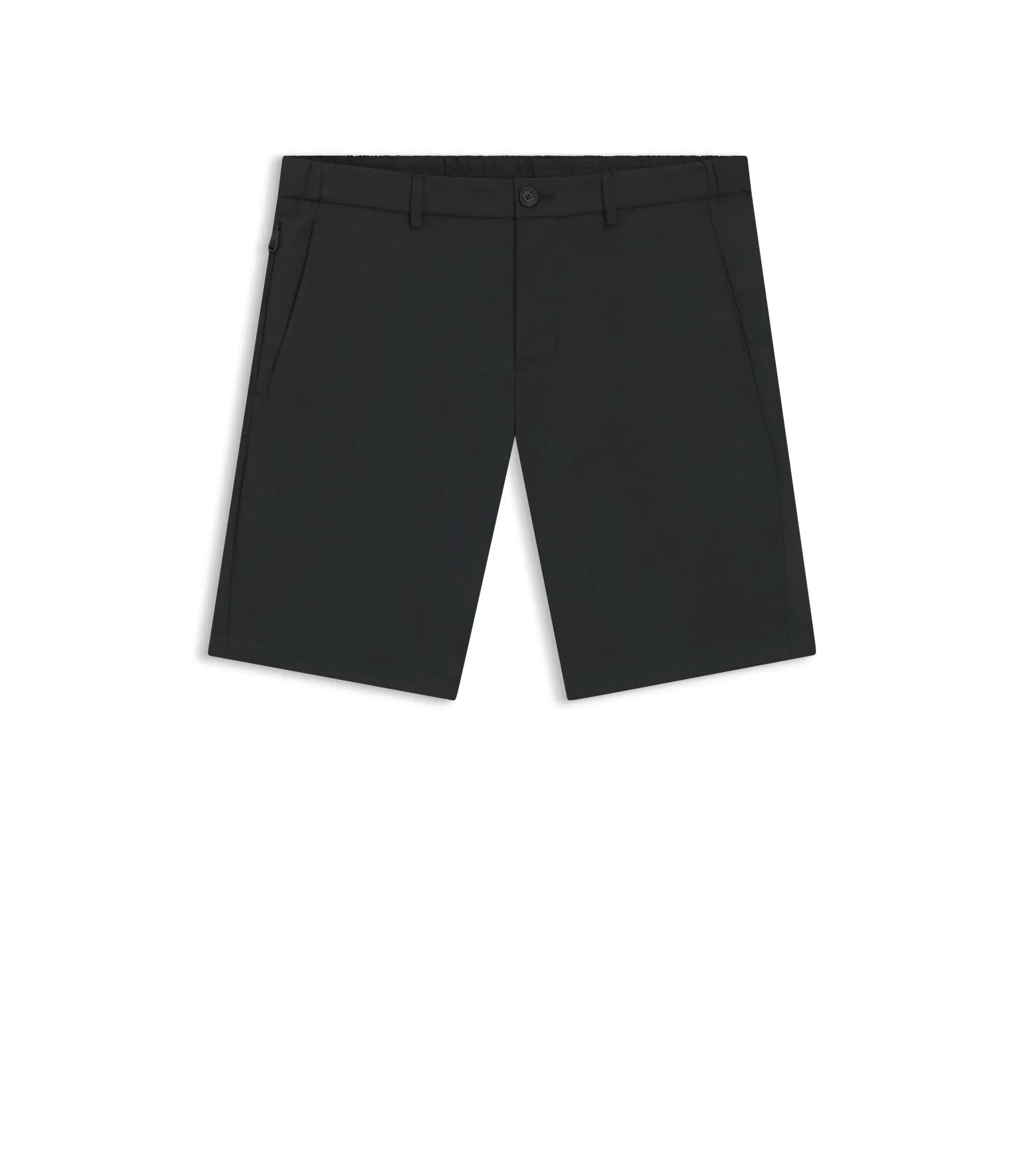 Boss Easy Iron Shorts With Water Repellent Finish Black