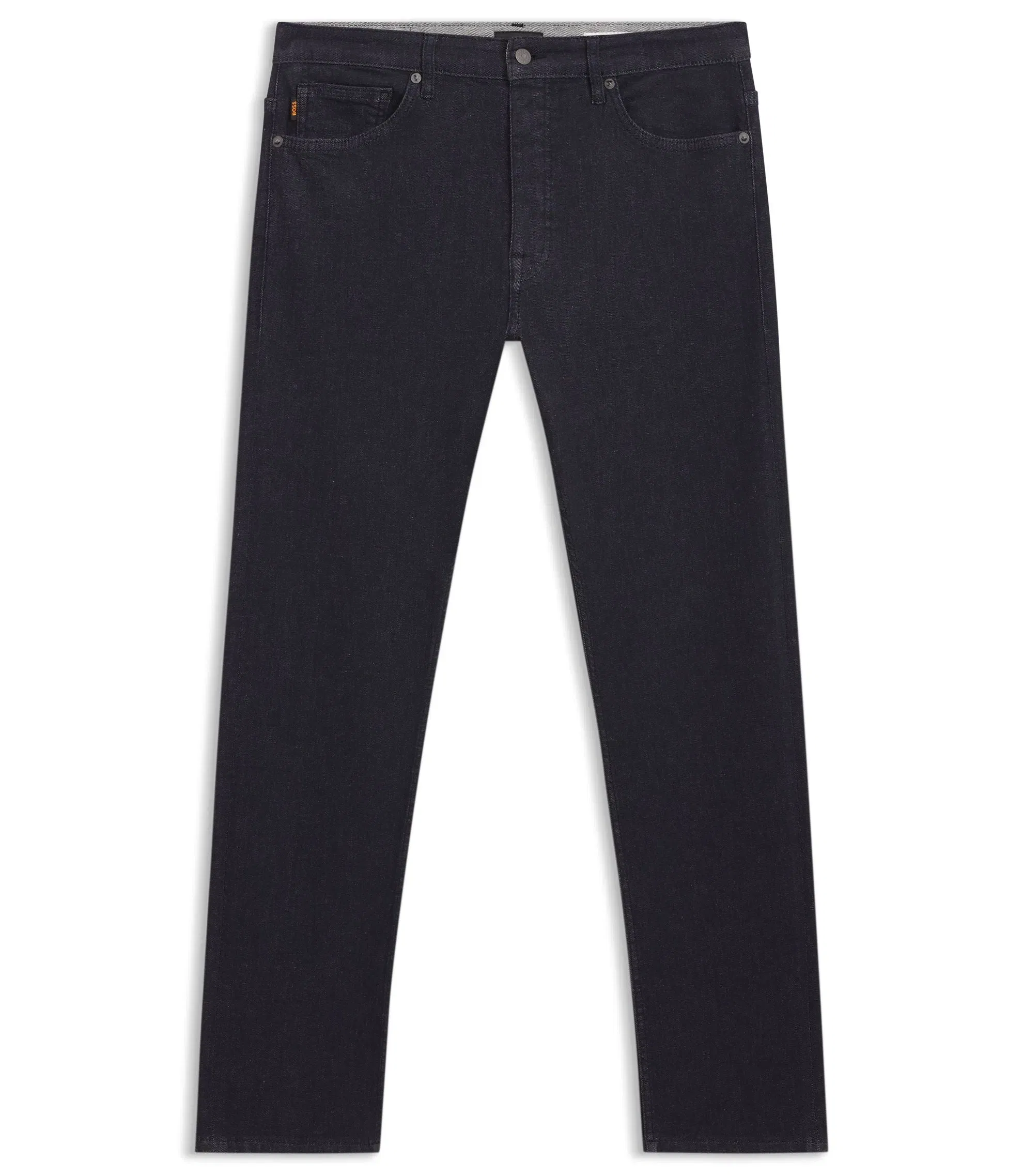 Boss Delaware Dark Blue Slim Fit Jeans In Soft Motion Denim Dark Blue