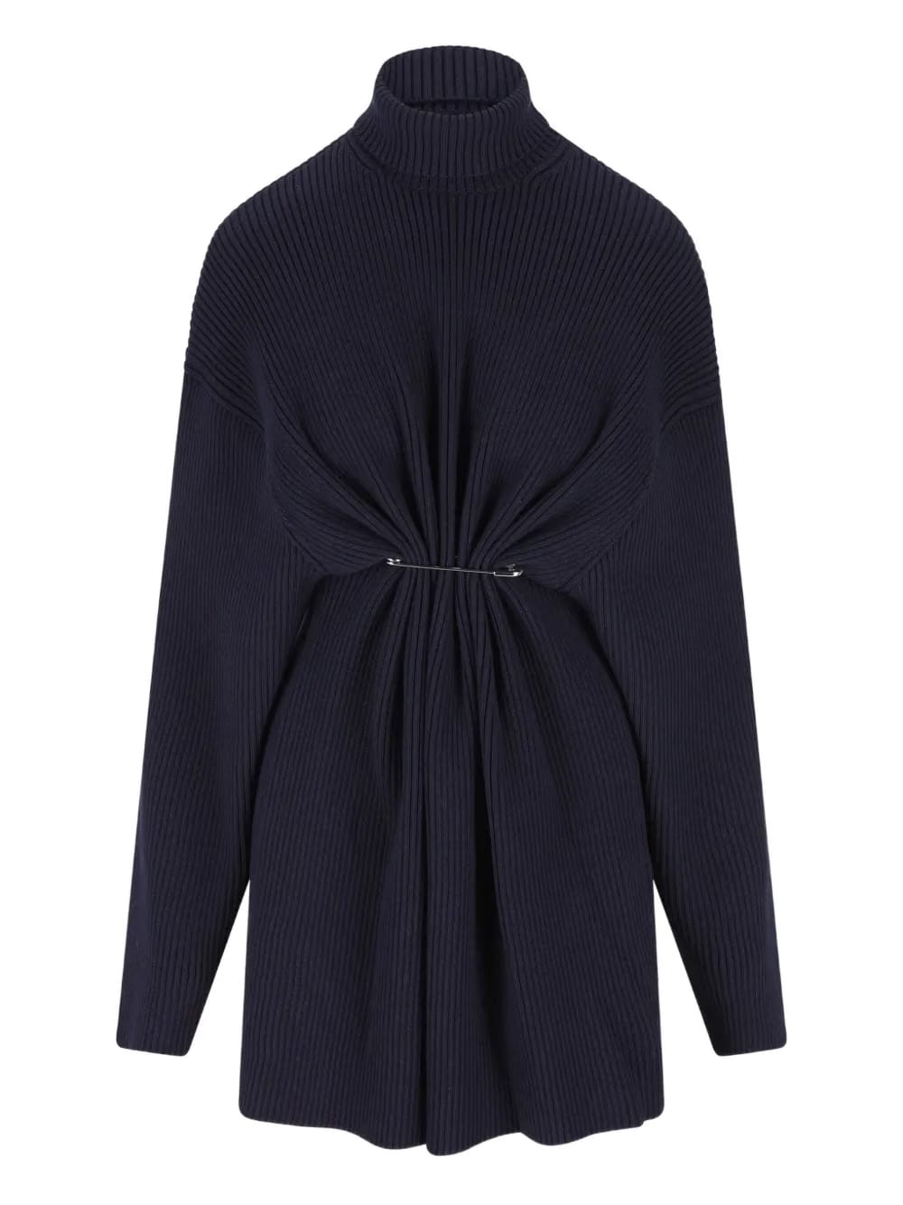 Safety Pin knitted mini dress