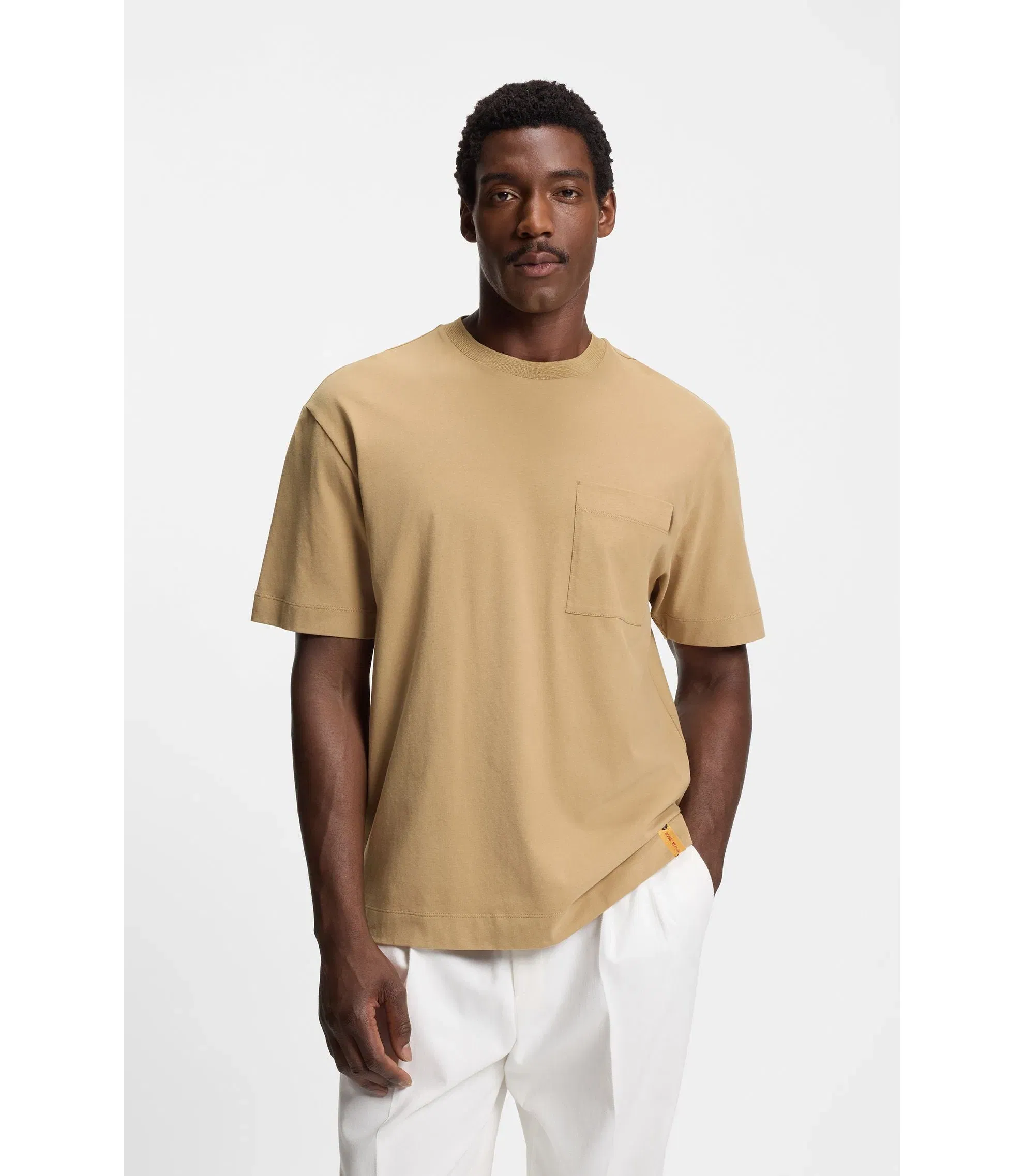 Boss X Steiff All Gender T Shirt In Cotton Beige