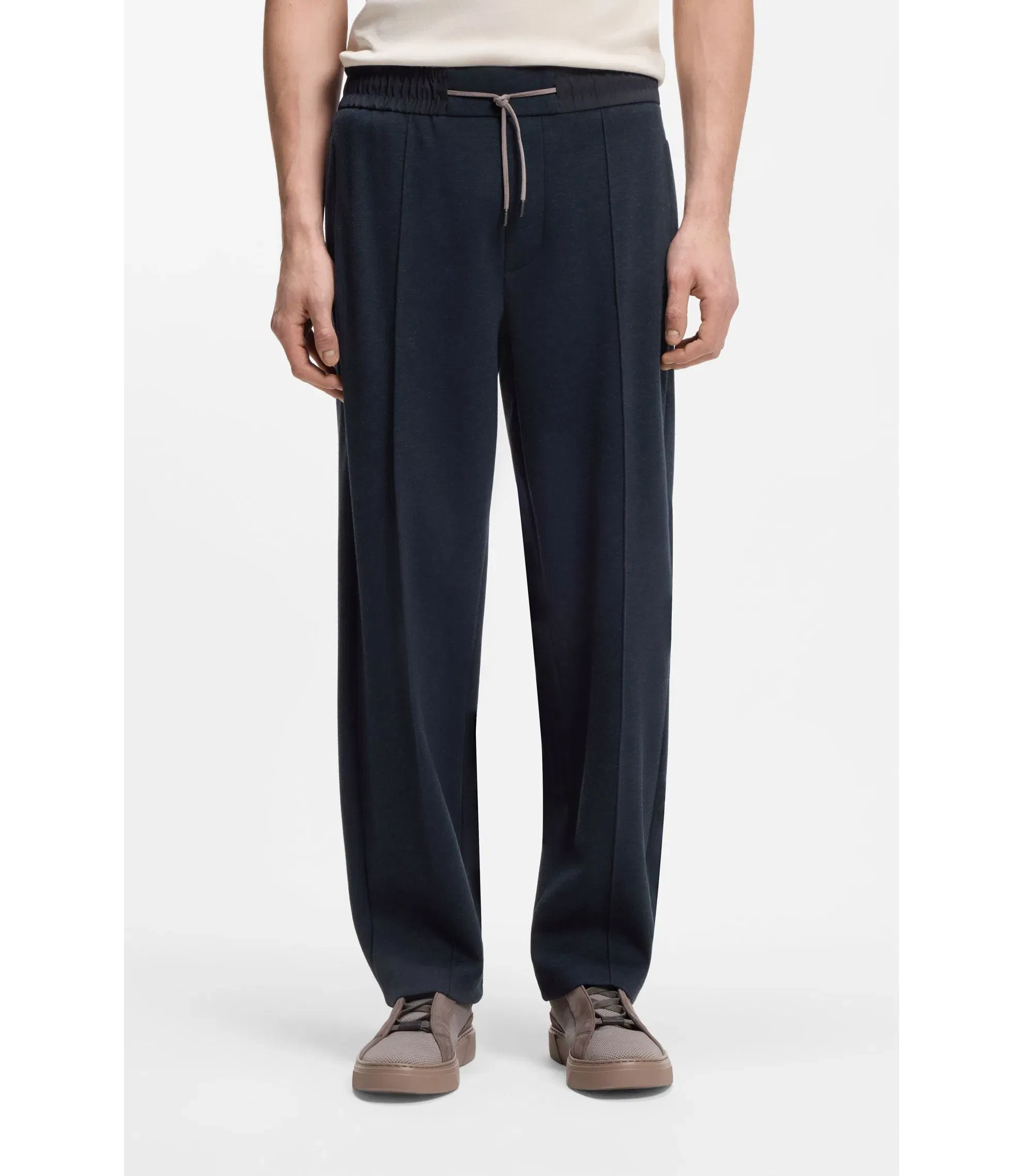 Boss X Aston Martin Tracksuit Bottoms With Drawcord Dark Blue