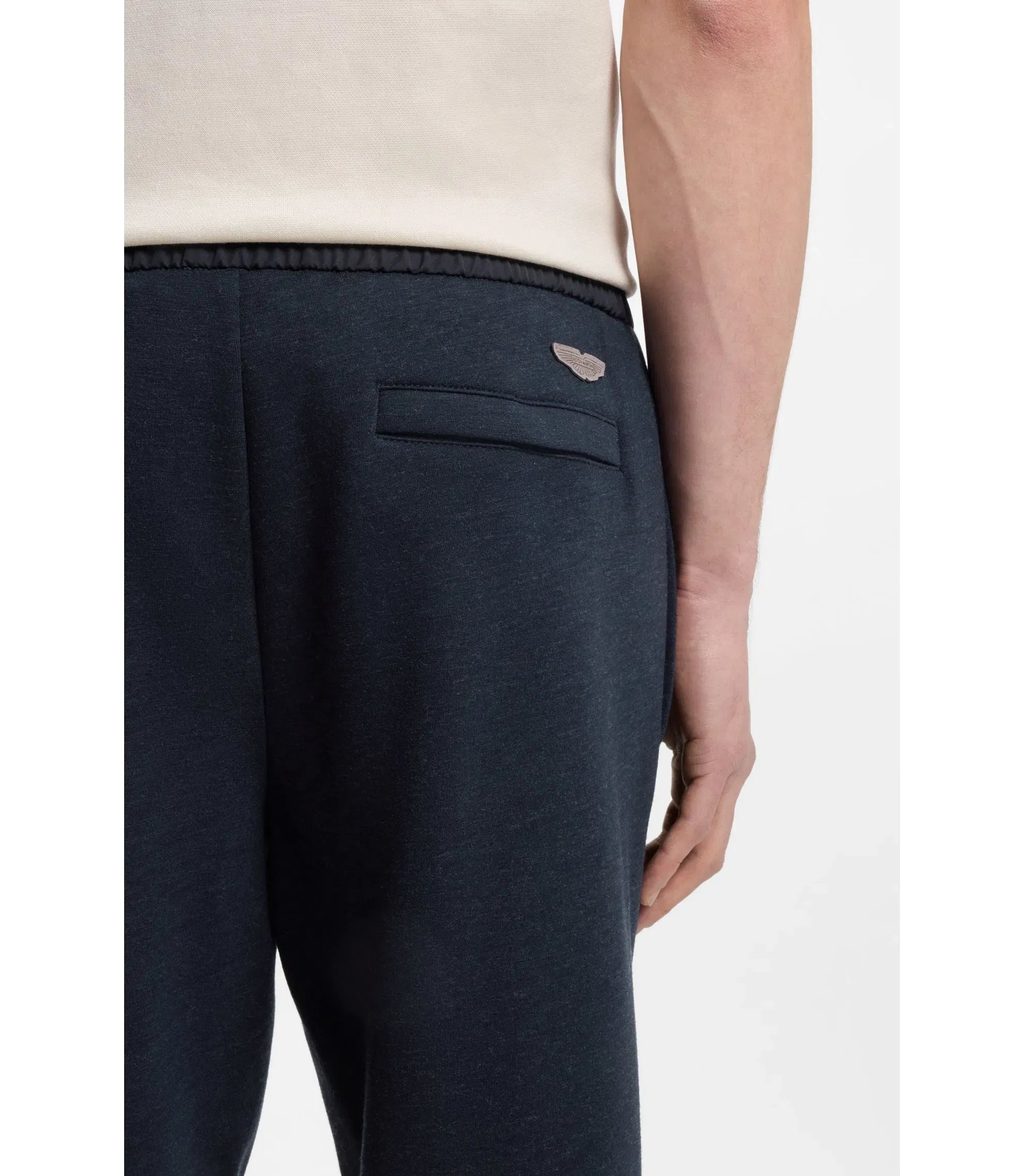Boss X Aston Martin Tracksuit Bottoms With Drawcord Dark Blue