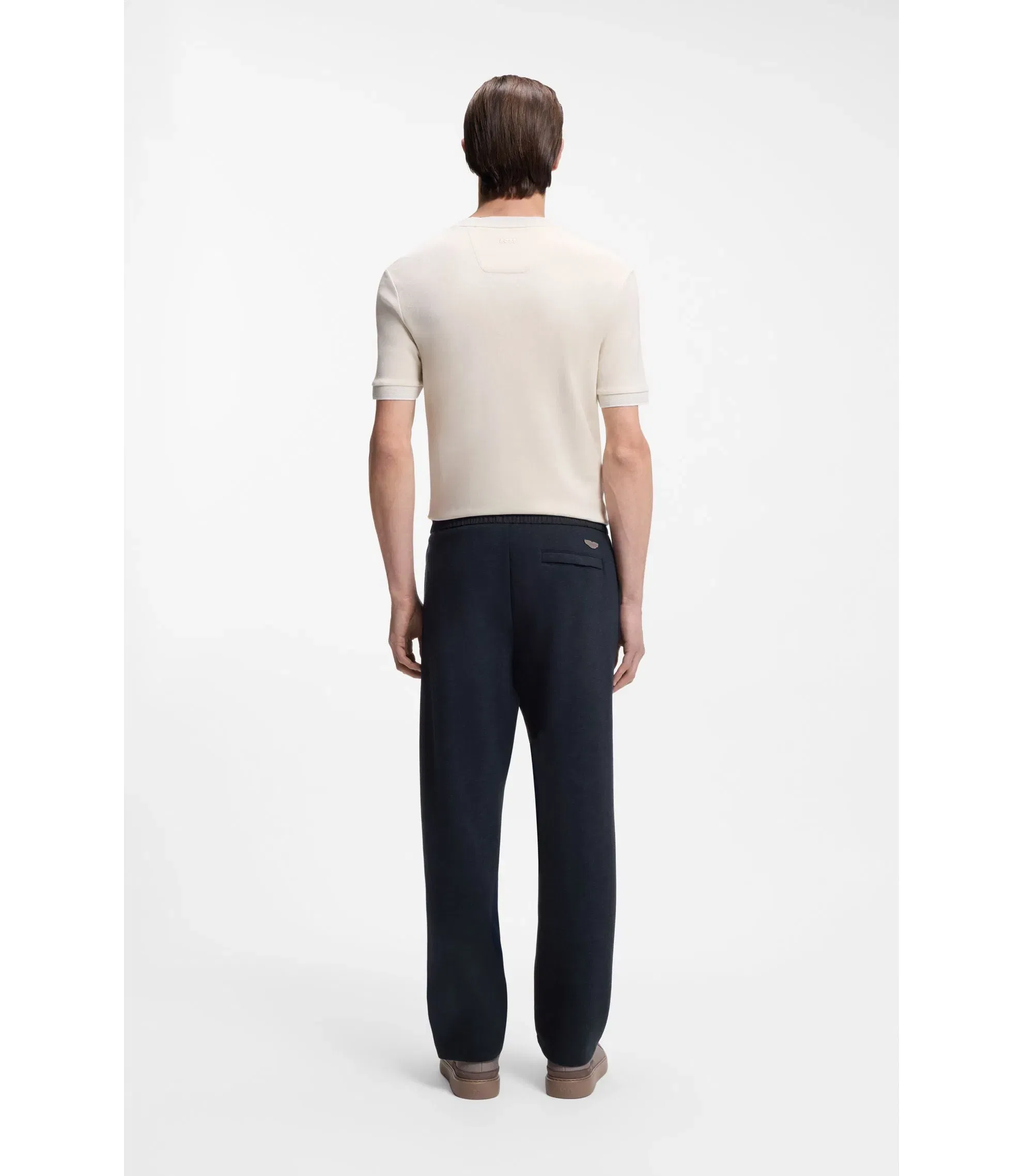 Boss X Aston Martin Tracksuit Bottoms With Drawcord Dark Blue