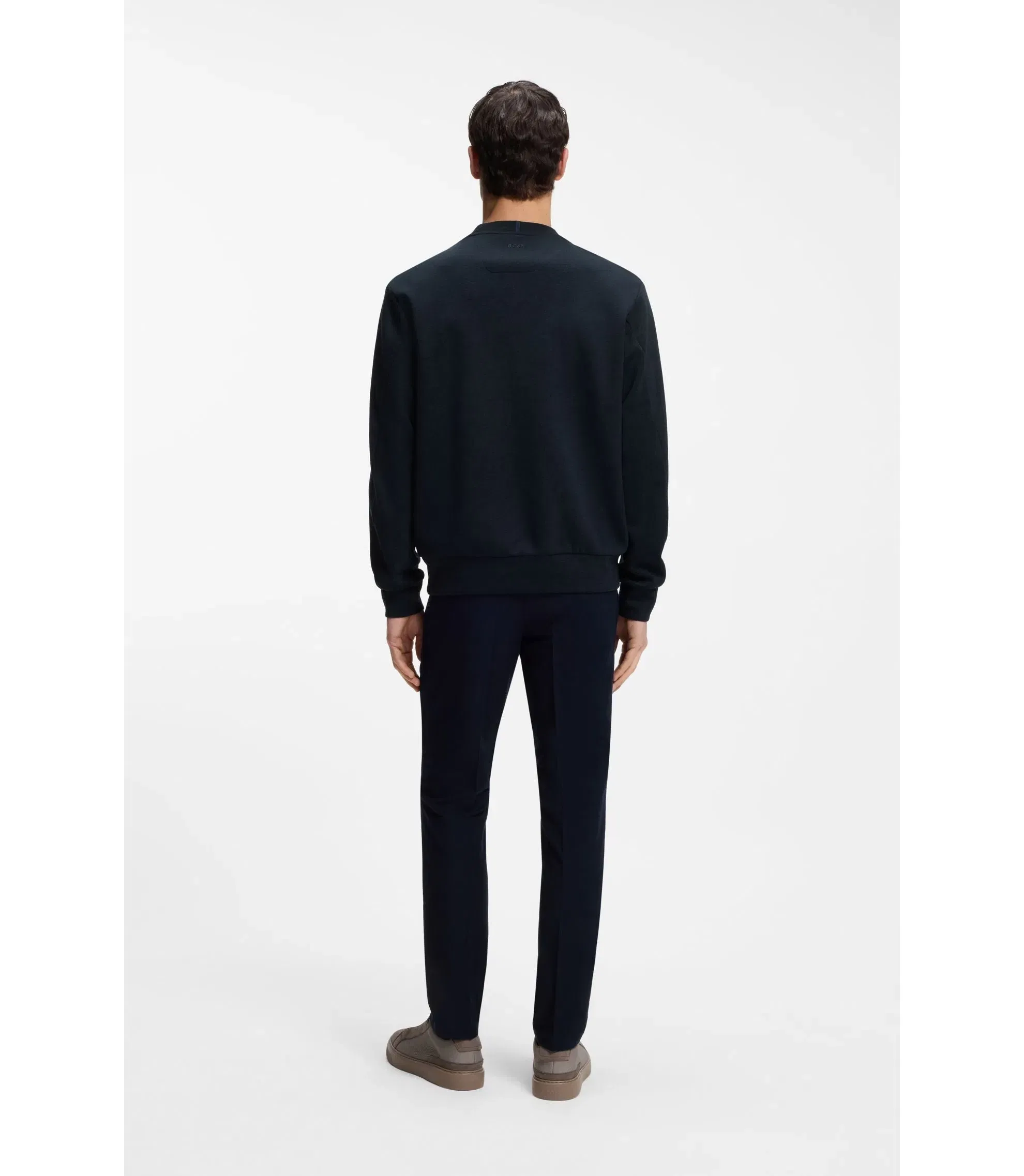 Boss X Aston Martin Sweatshirt With Wing Detail Dark Blue