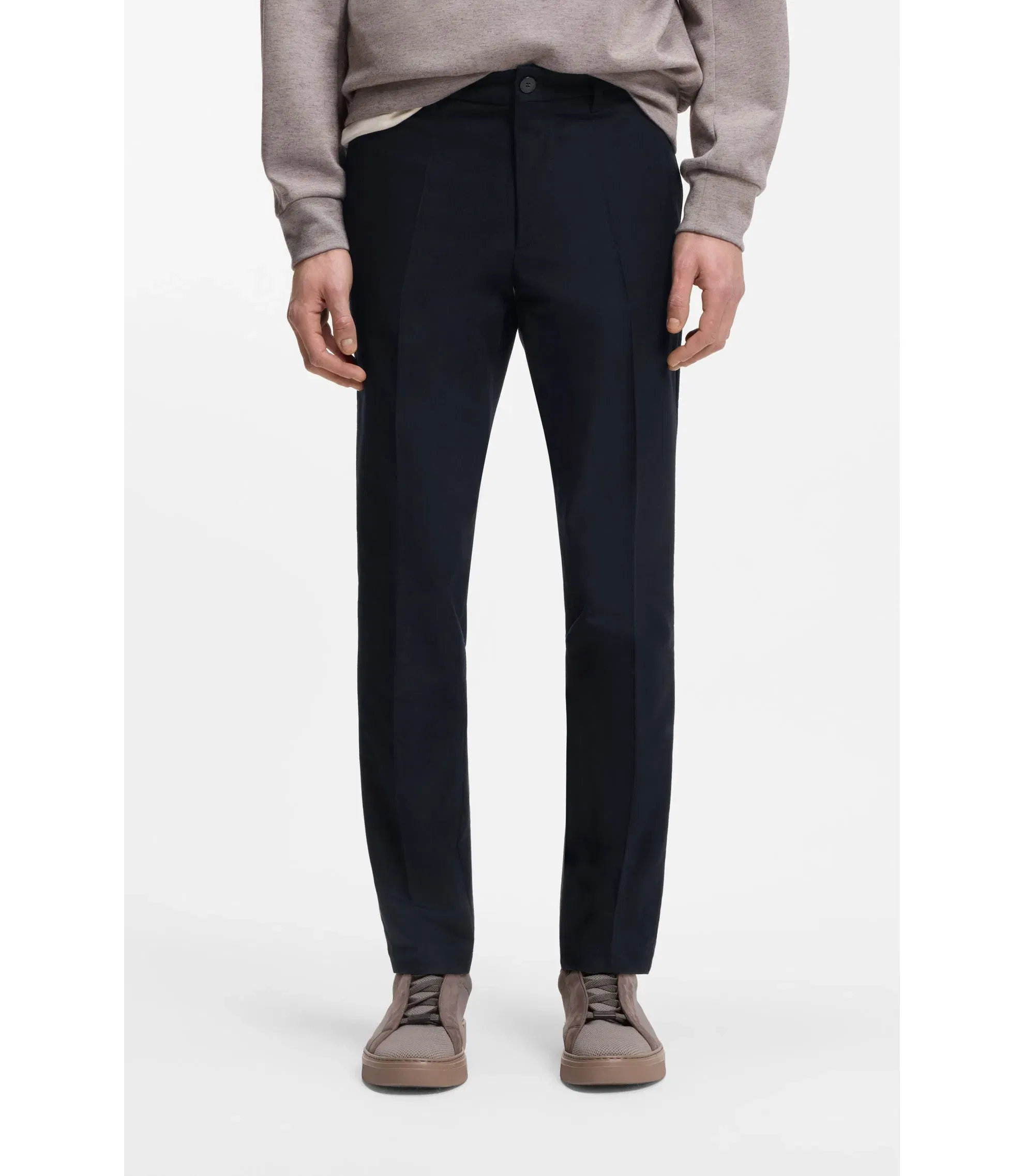 Boss X Aston Martin Slim Fit Trousers Dark Blue