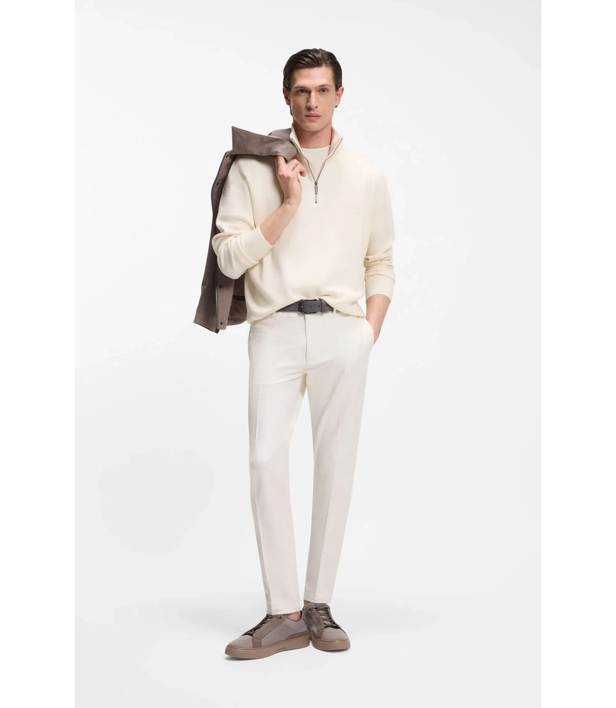 Boss X Aston Martin Slim Fit Trousers White