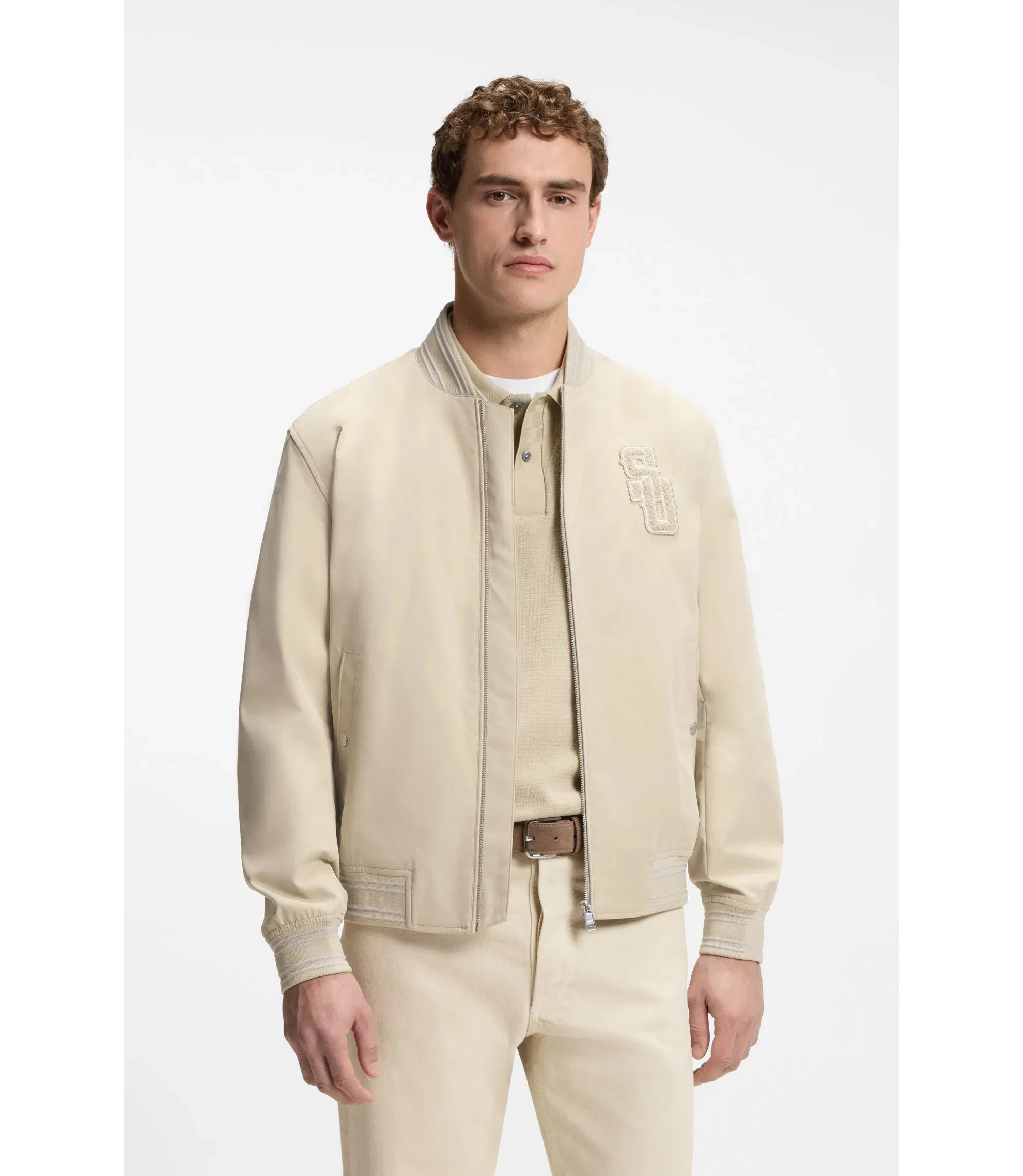 Boss Selected By Shohei Ohtani Water Repellent Jacket Light Beige