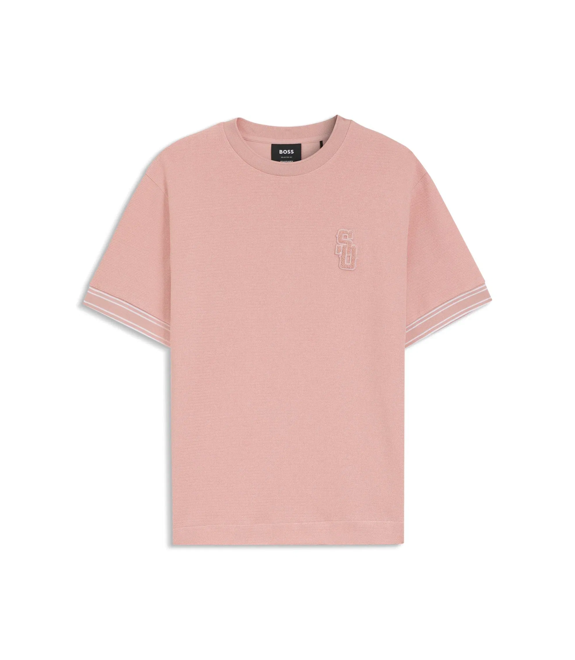 Boss Selected By Shohei Ohtani T-Shirt In Cotton Light Pink