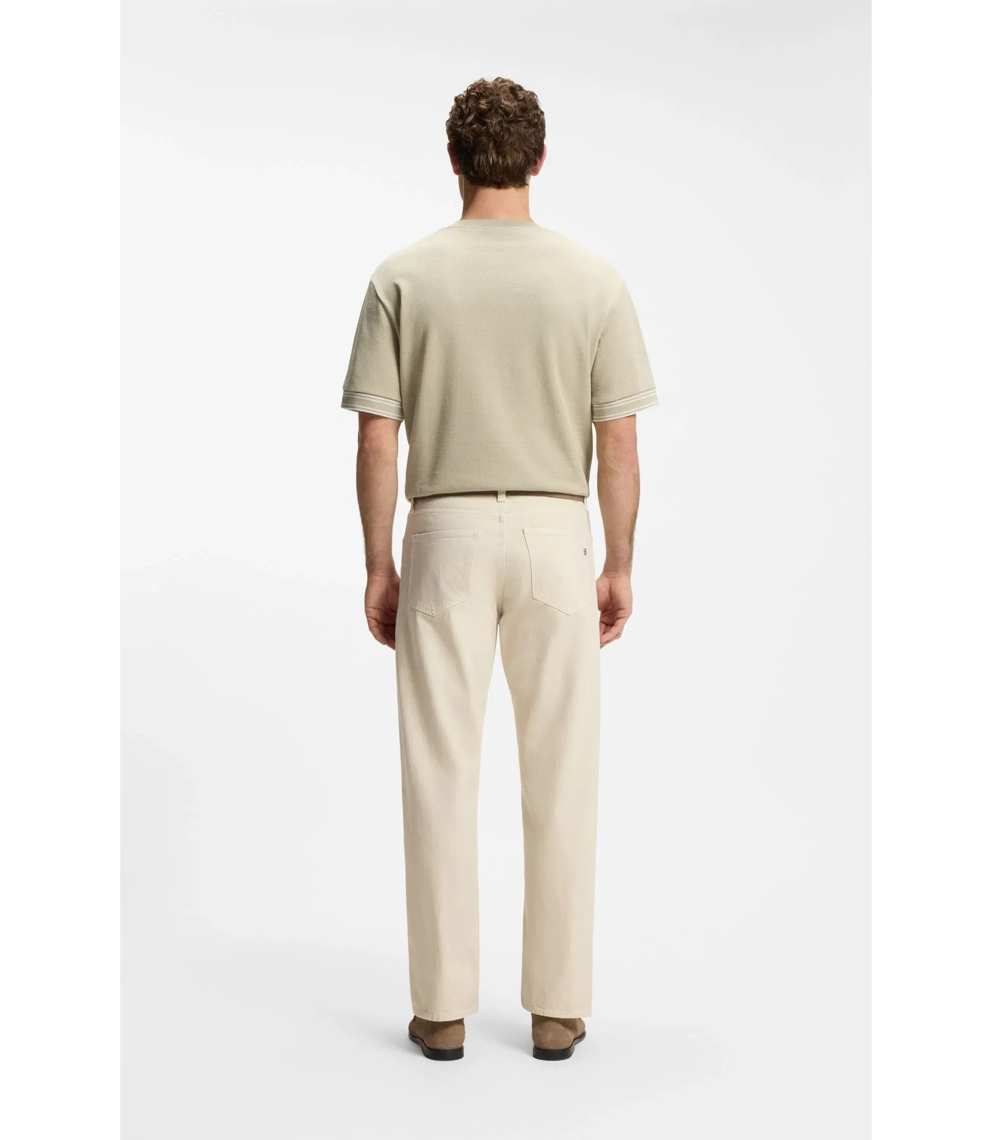Boss Selected By Shohei Ohtani T-Shirt In Cotton Light Beige