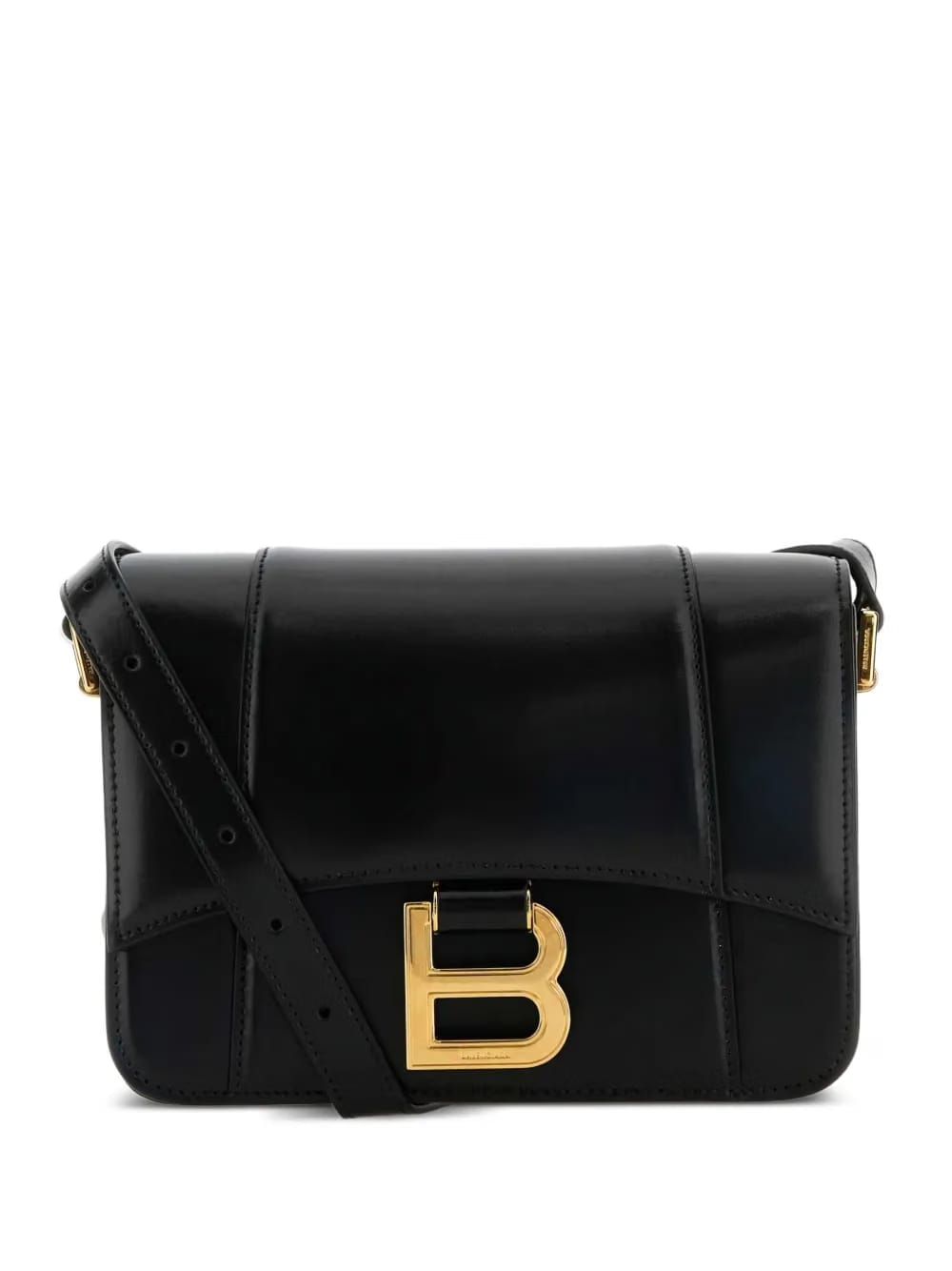 Hourglass Flap Bag leather bag