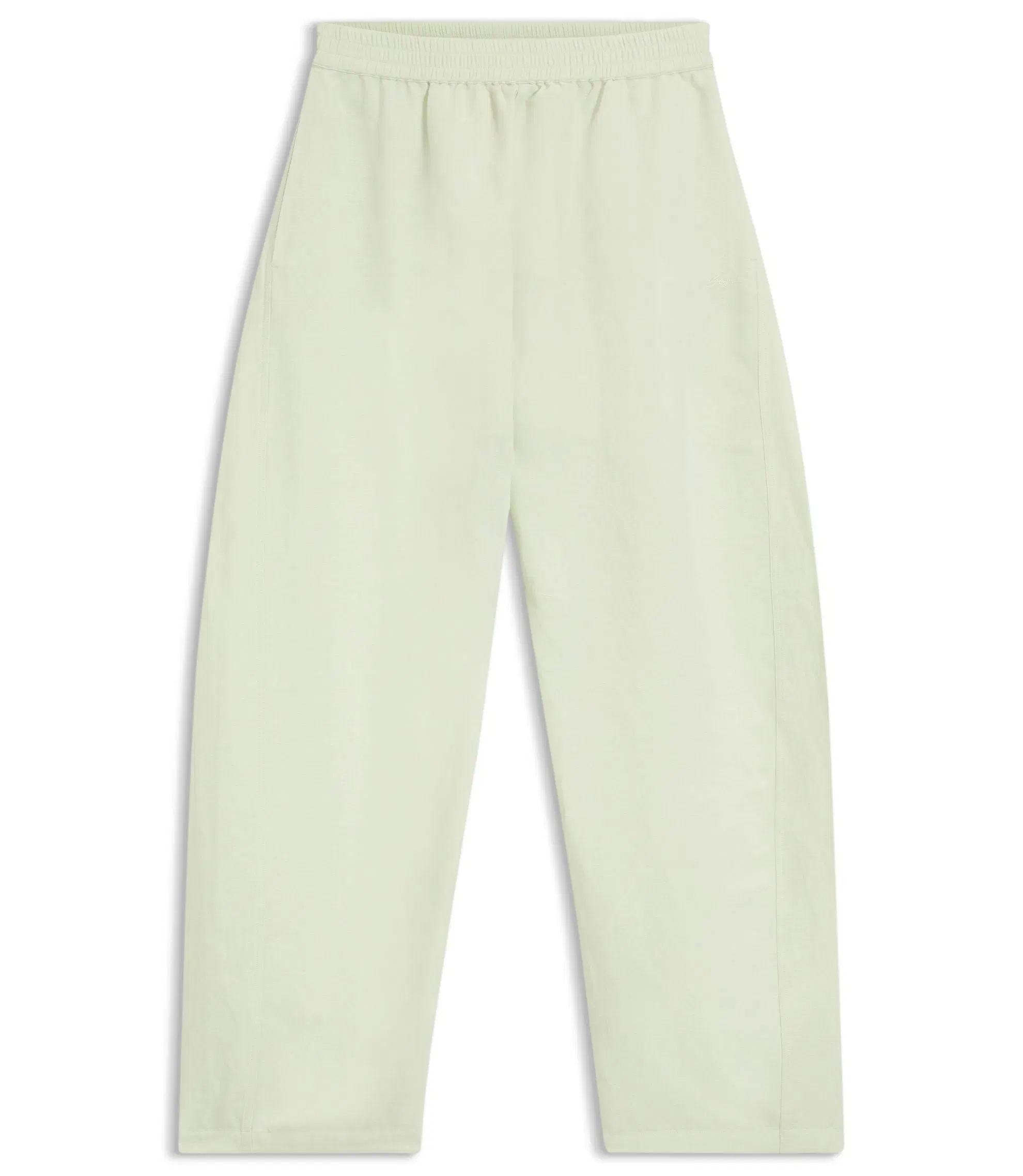 Boss Balloon Leg Trousers With Elasticated Waist Green Women's