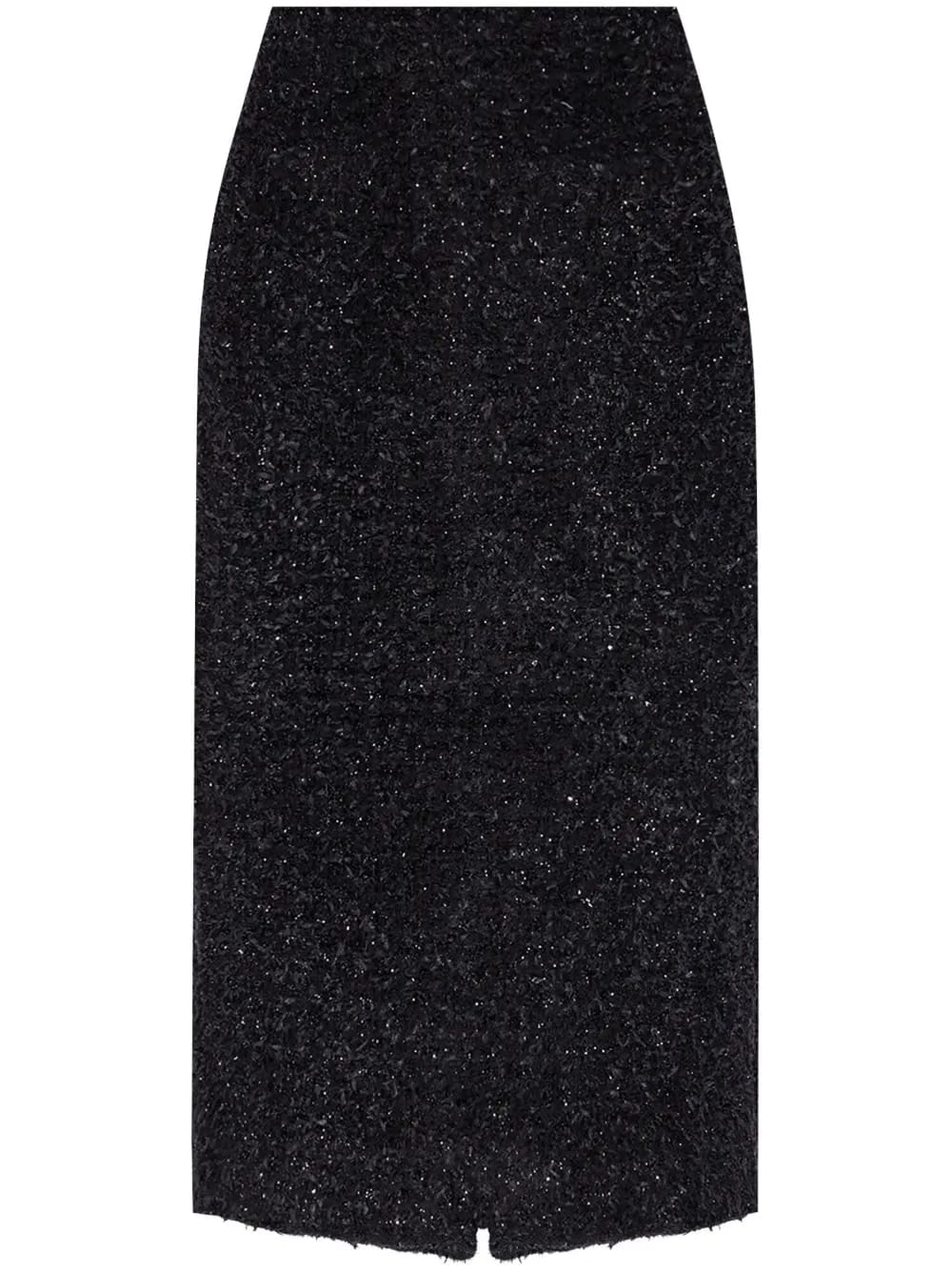 tweed midi skirt
