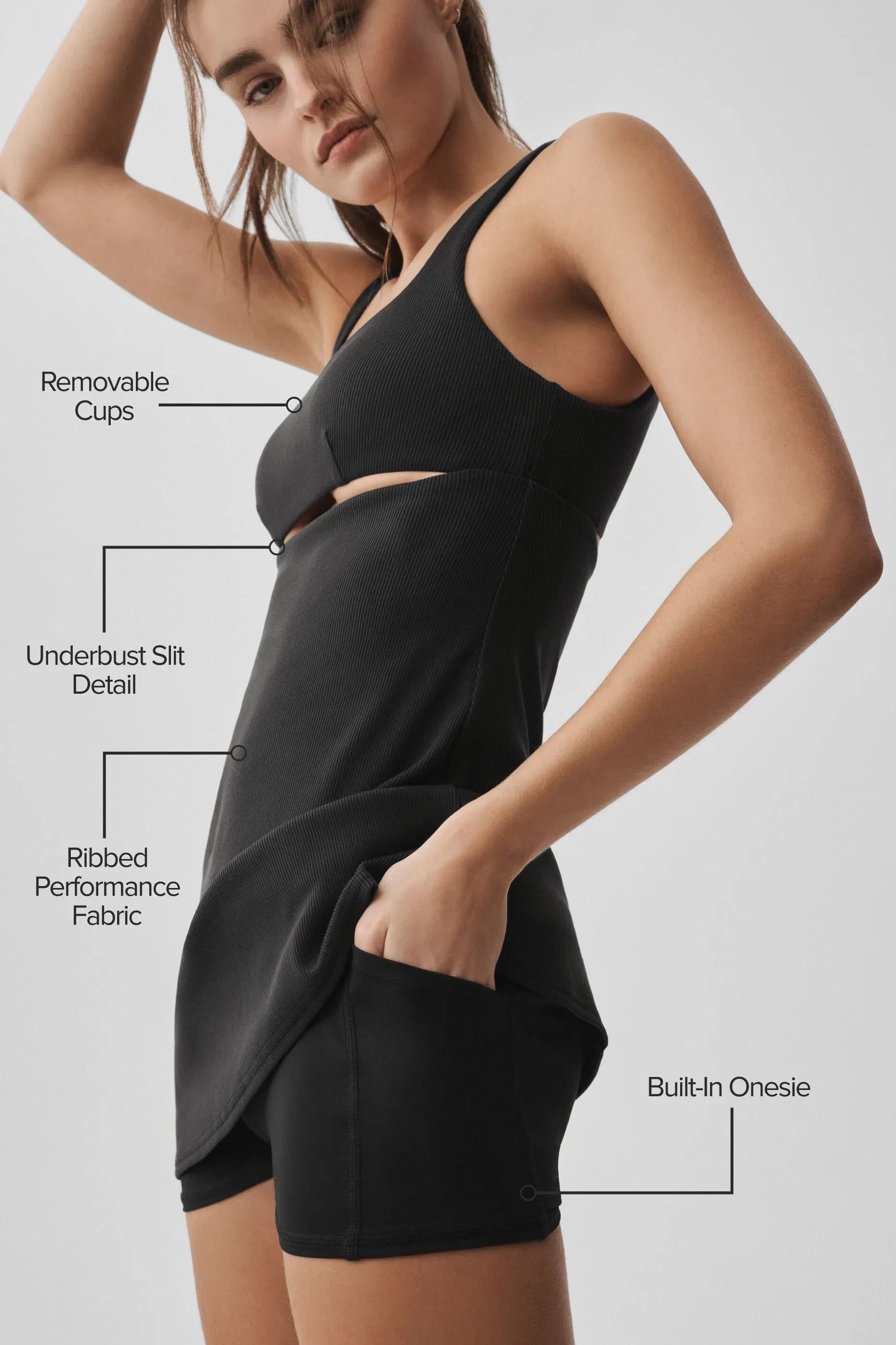 Alo Yoga Women'S Slice Tennis Dress