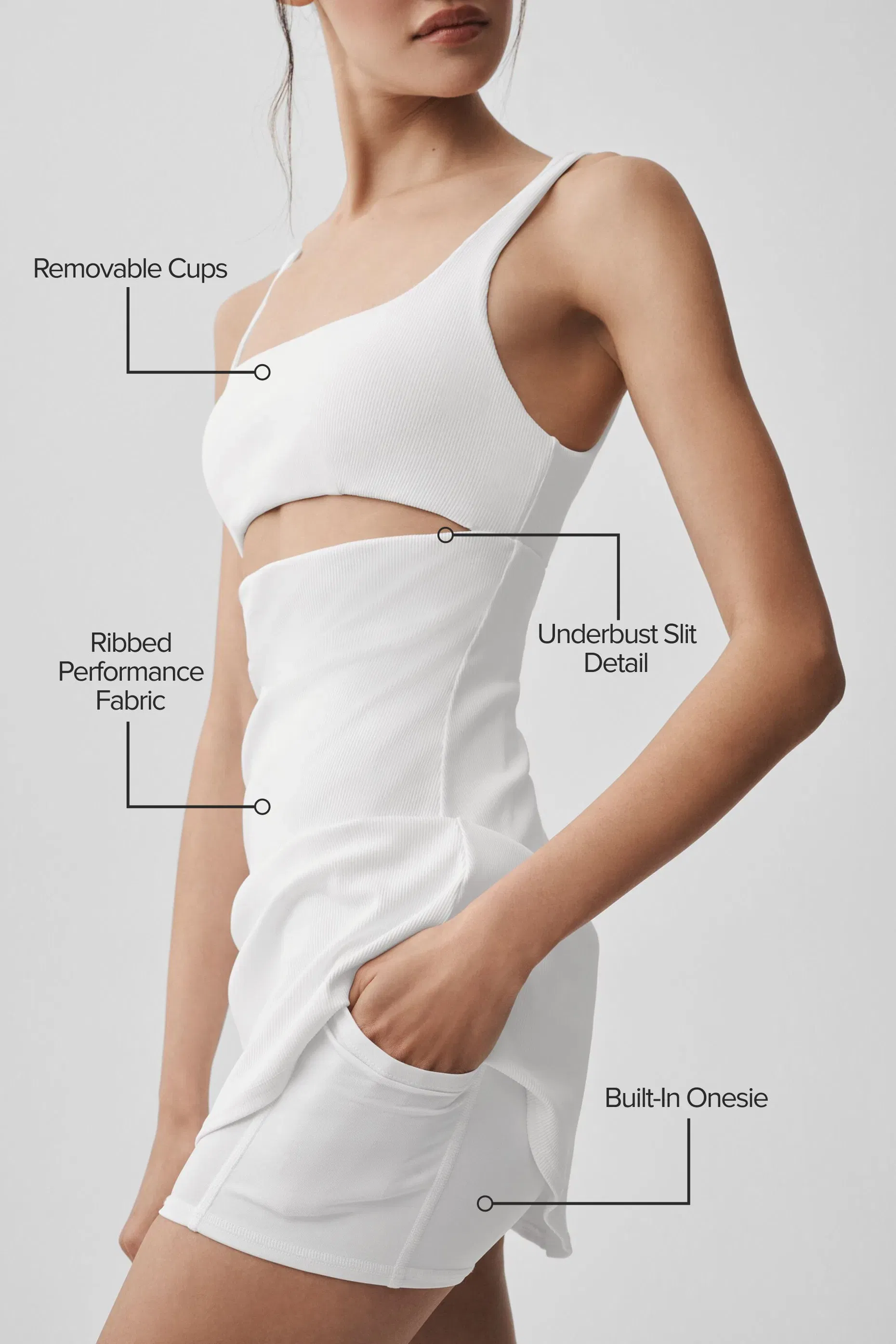 Alo Yoga Women'S Slice Tennis Dress