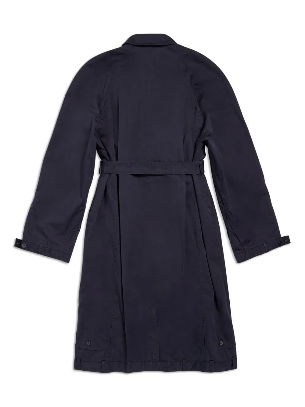 Deconstructed cotton long coat