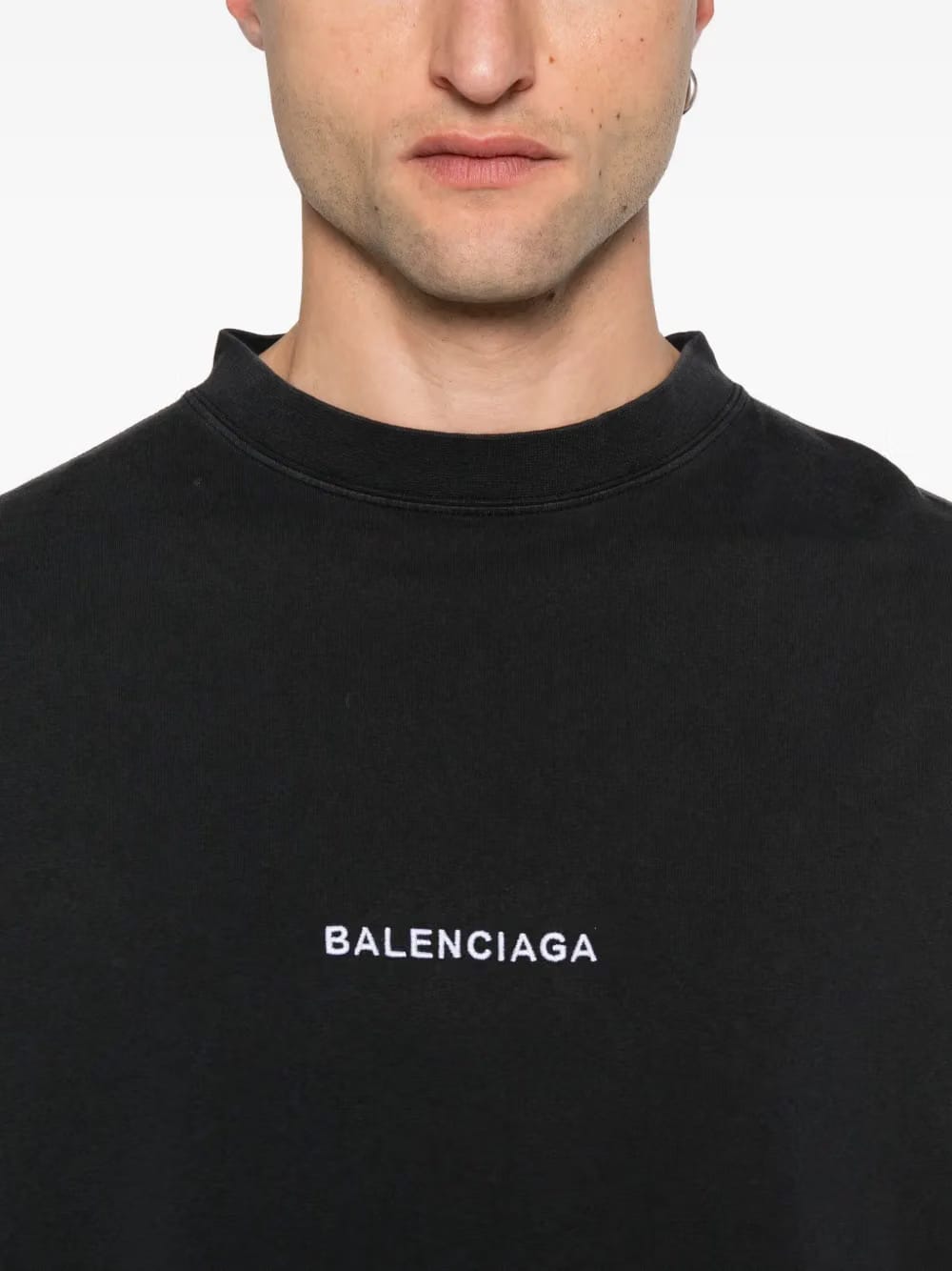 logo-embroidered sleeve-patch T-Shirt