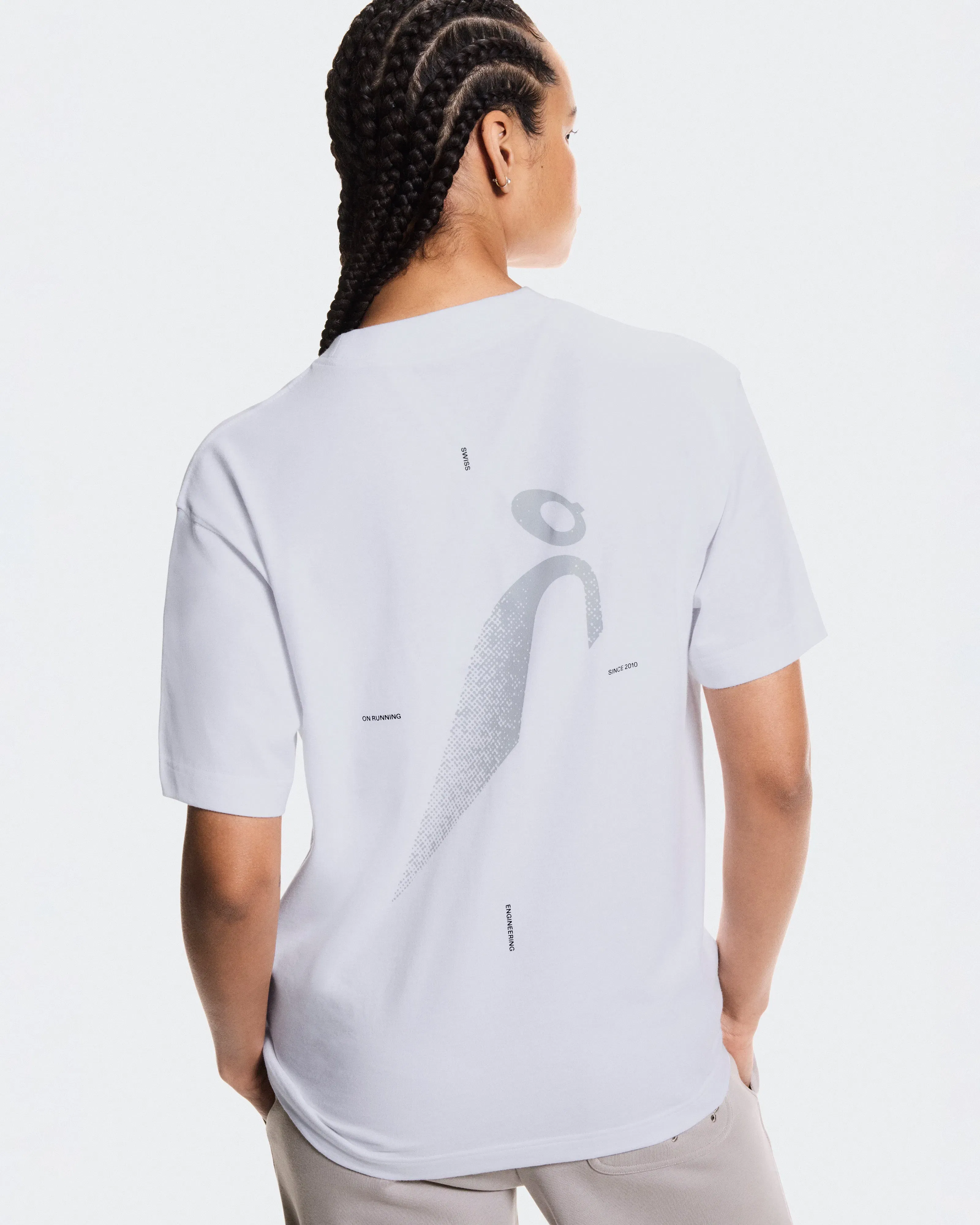 On Club-T Rhythm White (Women'S)