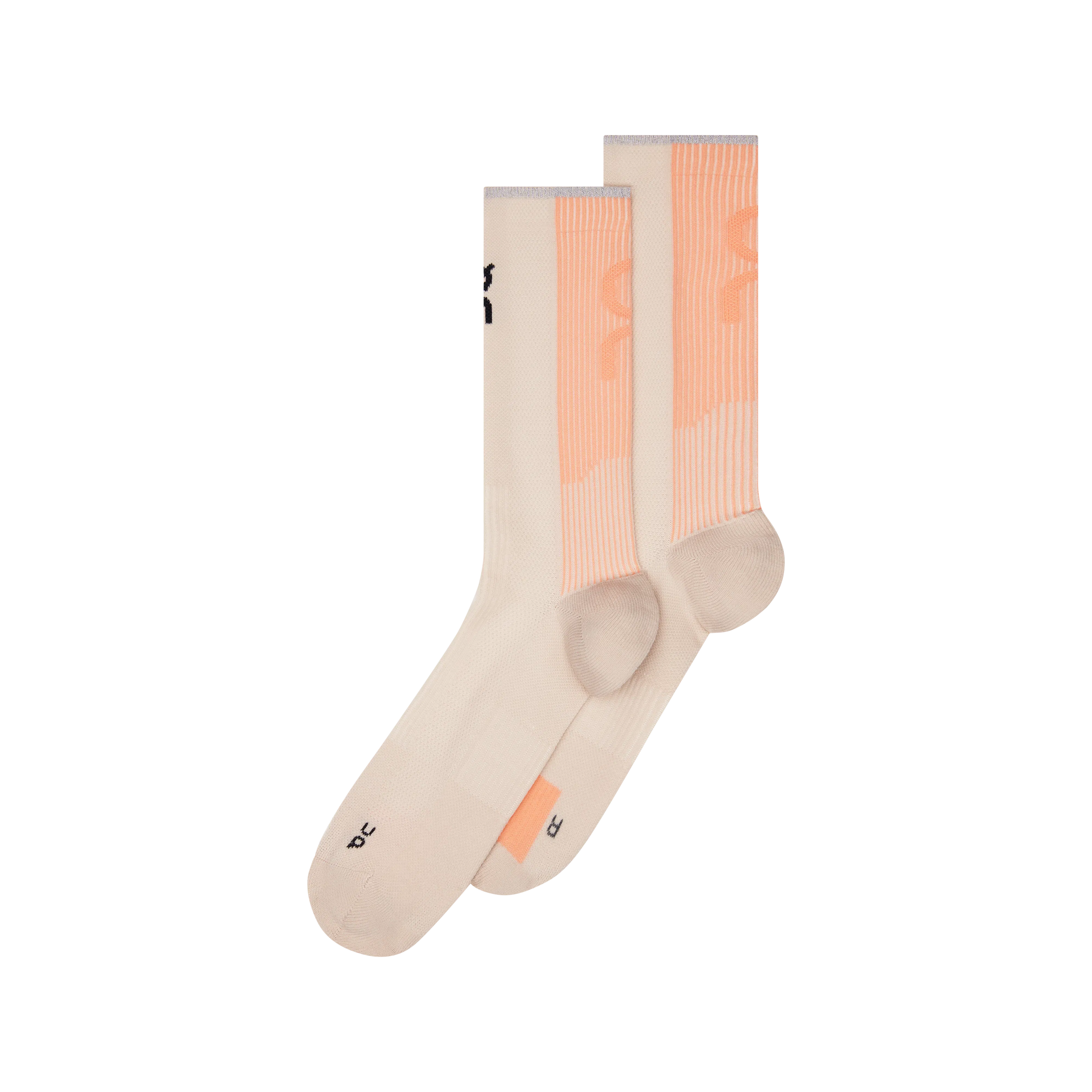 On Performance Run Sock High Pearl | Sunstone