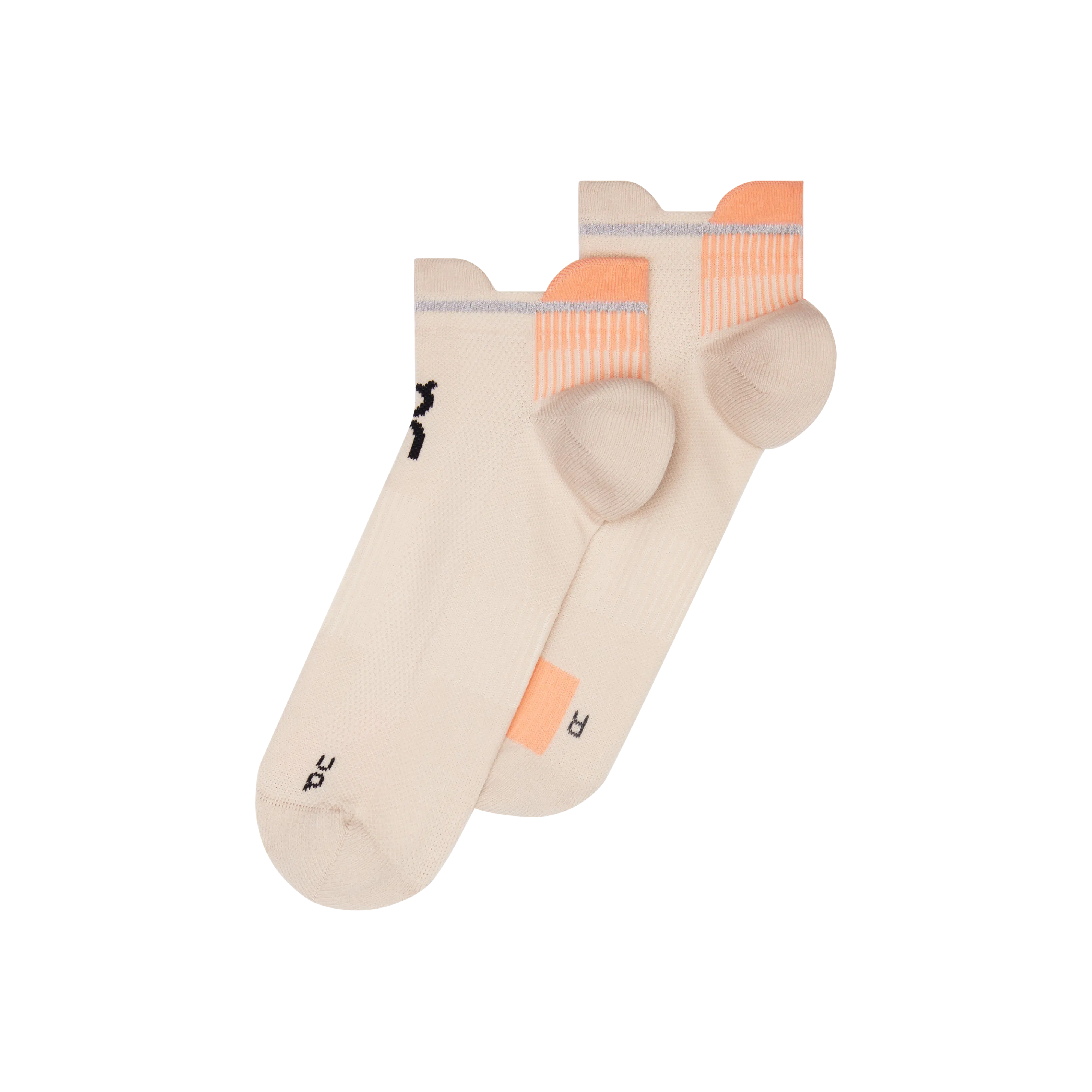 On Performance Run Sock Low Pearl | Sunstone