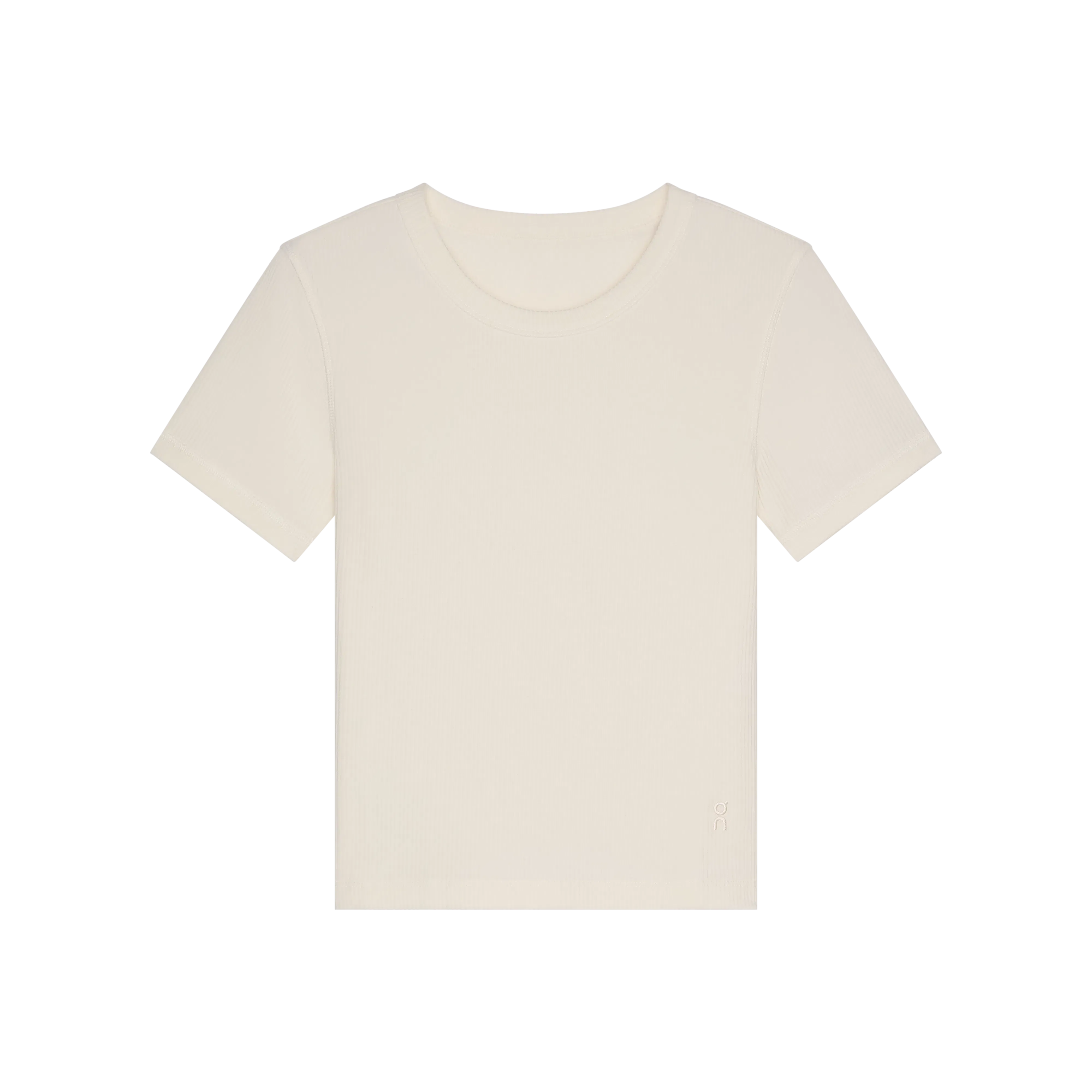 On All-Day Ribbed T-Shirt Ivory (Women'S)