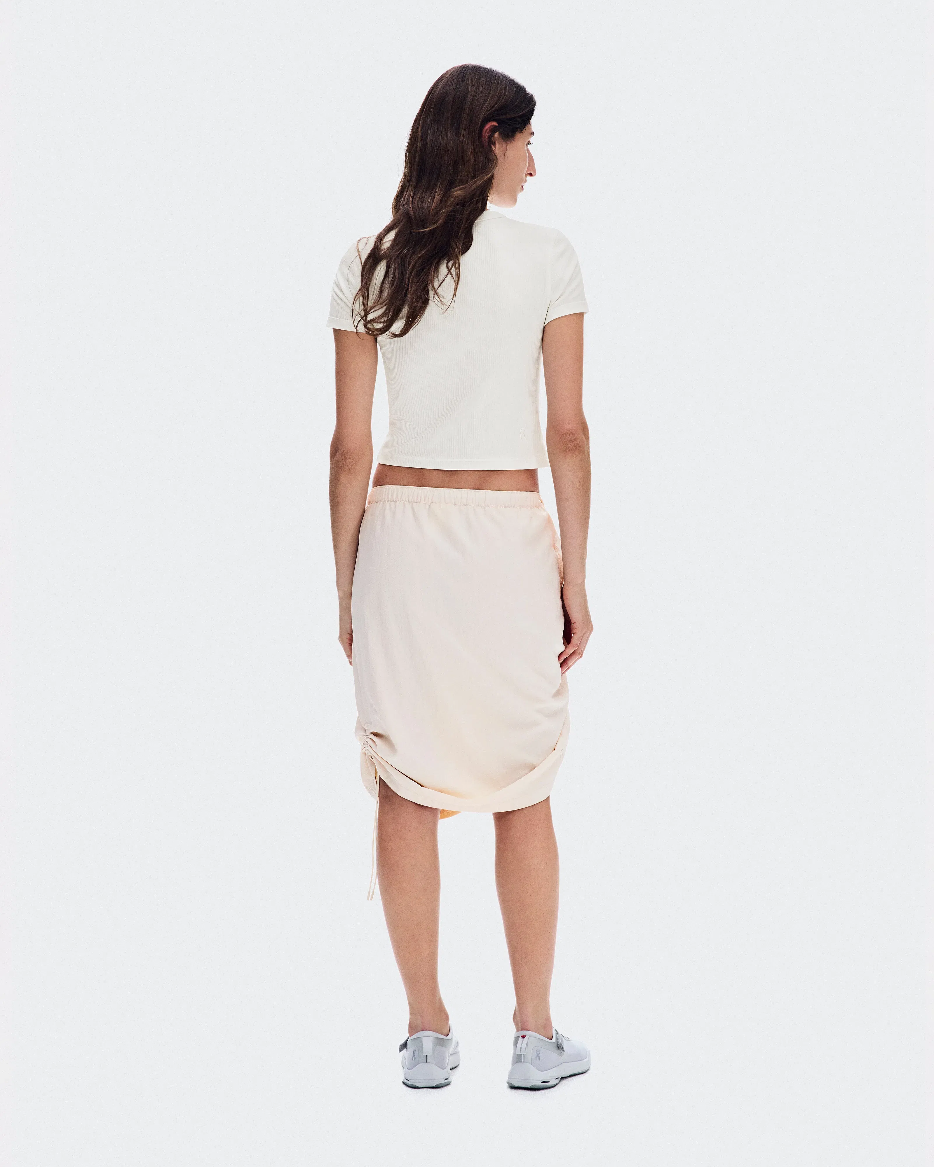 On All-Day Ribbed T-Shirt Ivory (Women'S)