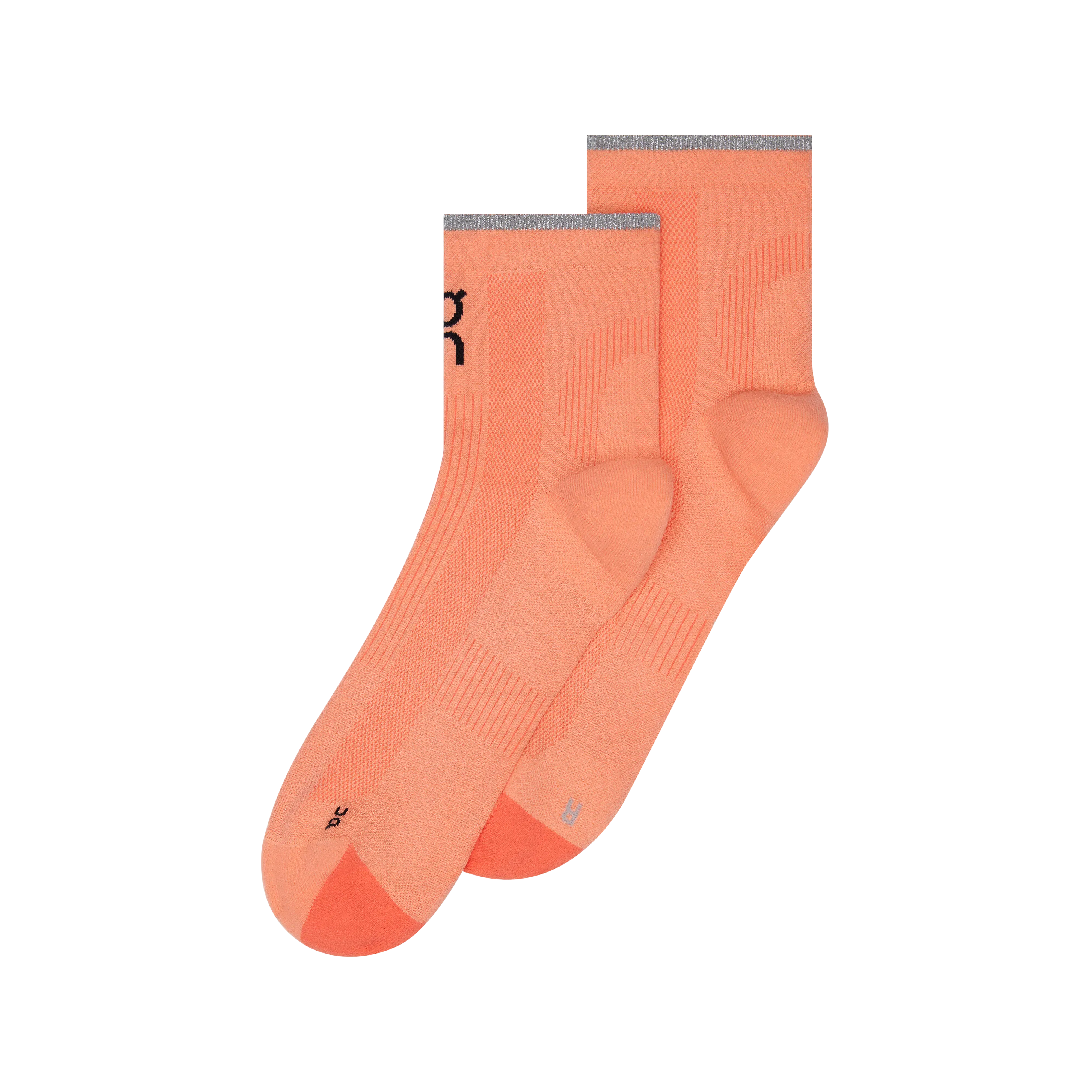 On Elite Run Sock Mid Sunstone | Reef