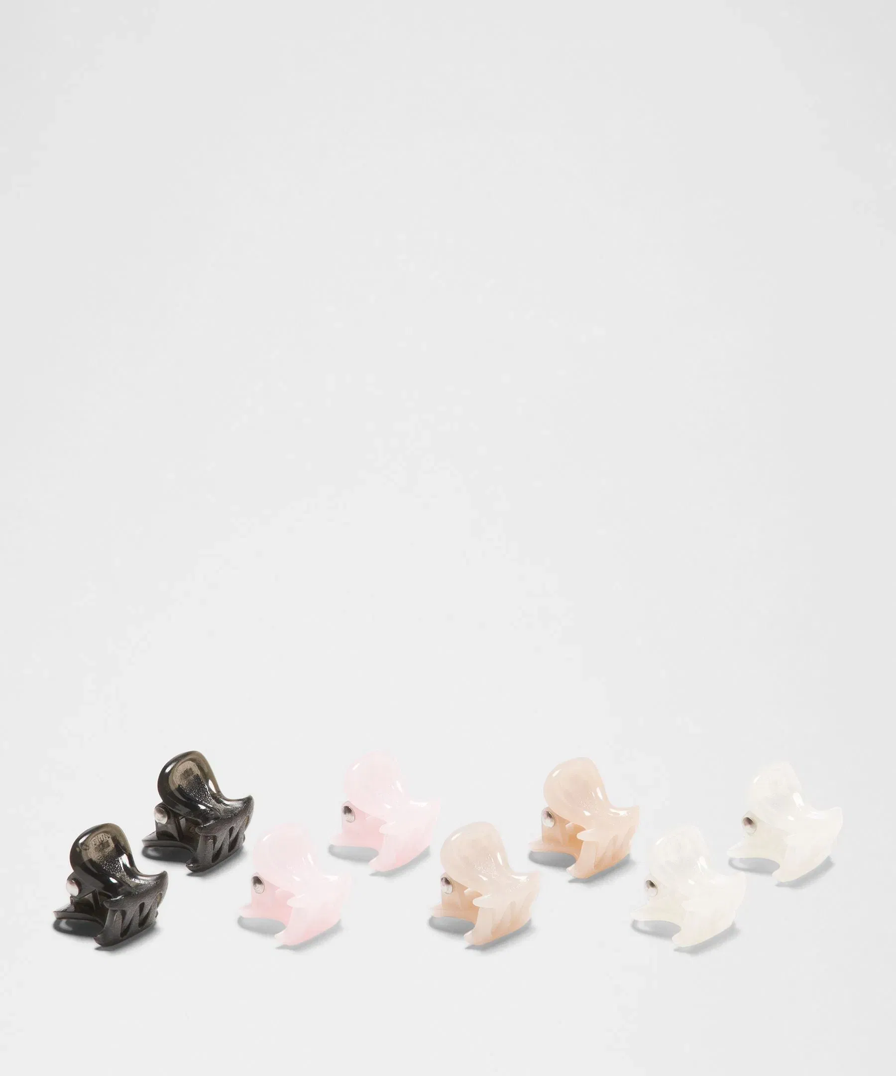 Lululemon Mini Claw Logo Clips 8 Pack *Translucent