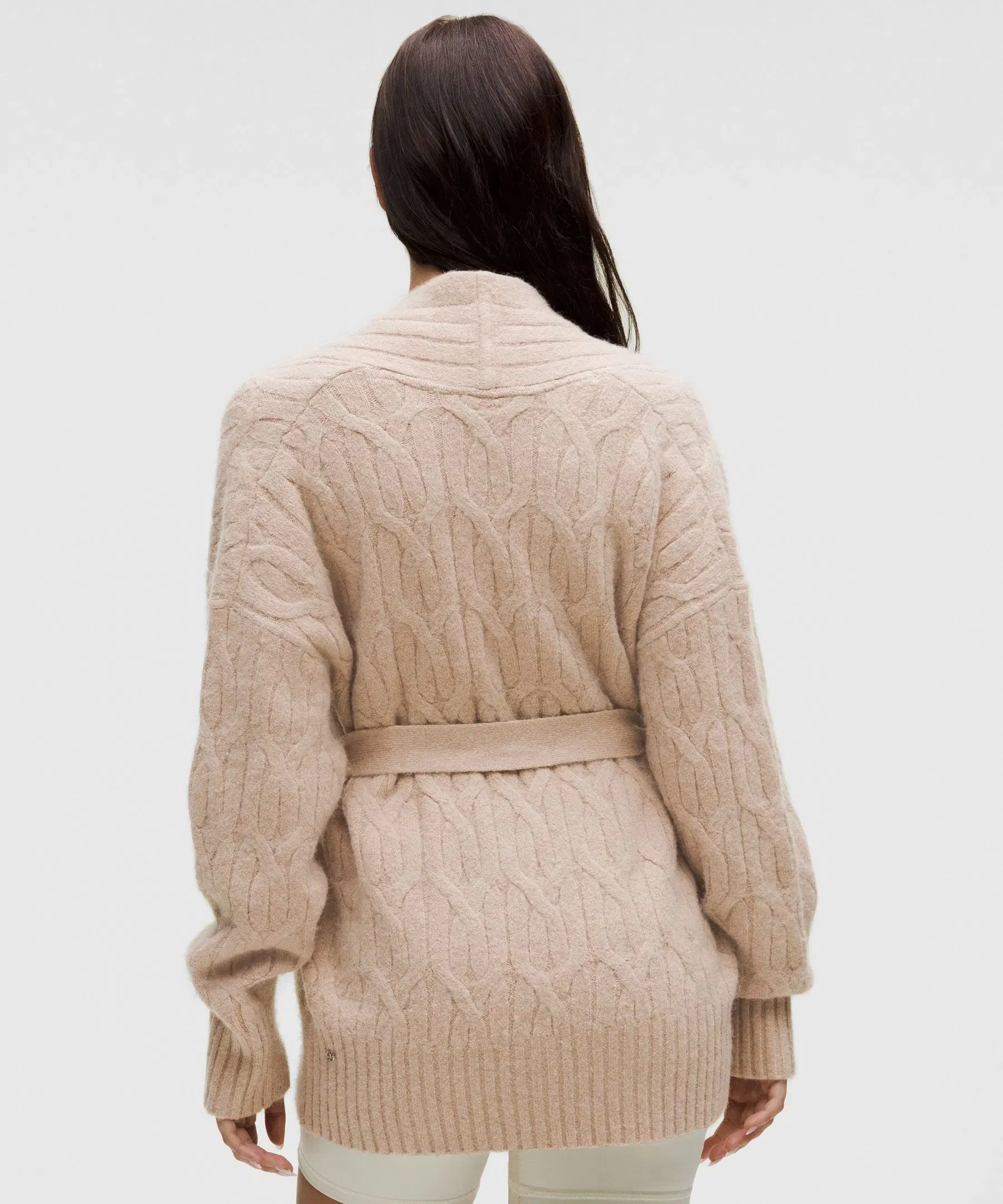 Lululemon Alpaca-Blend Tie-Front Long Cardigan