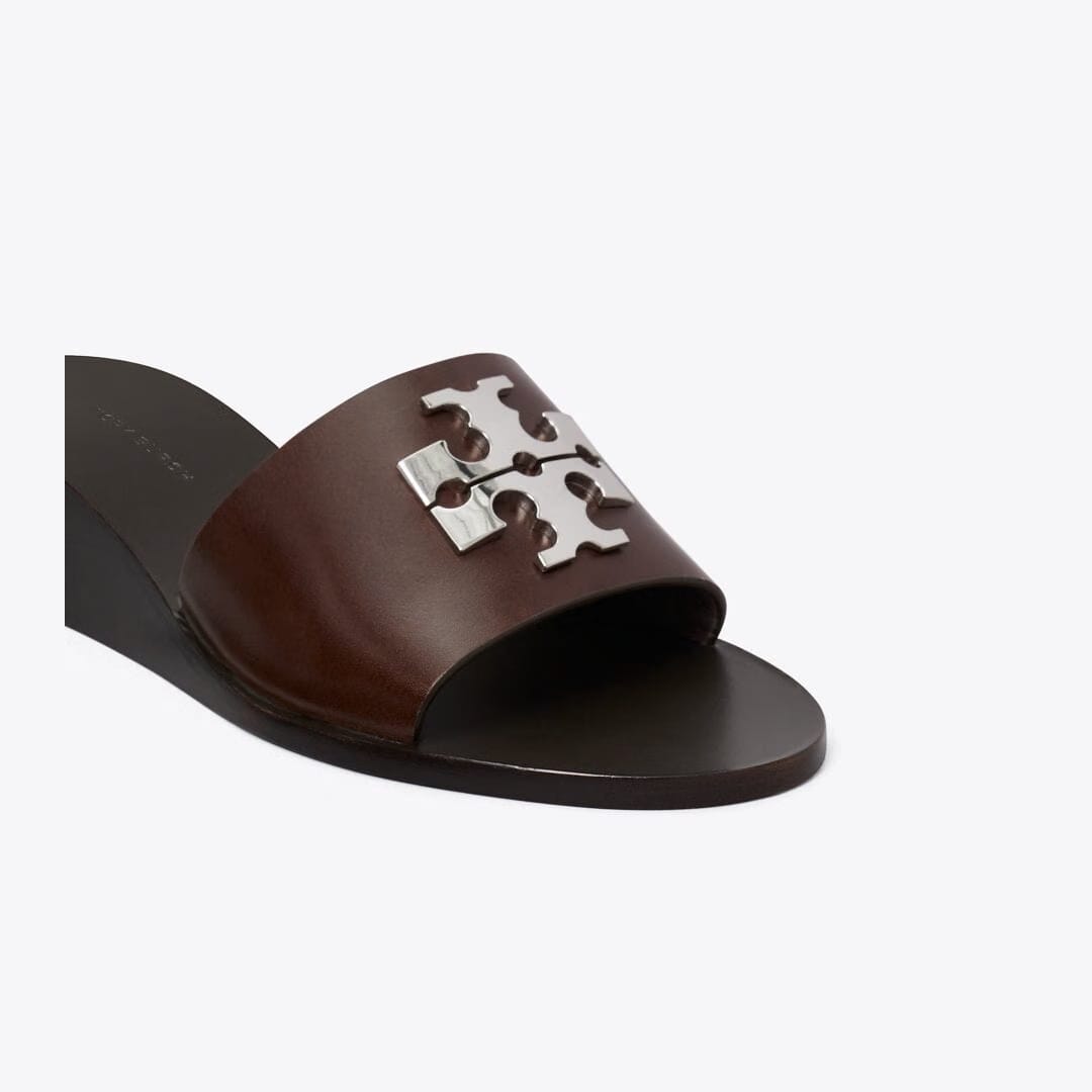 Tory Burch Charlie Cuoio Wedge T MORO