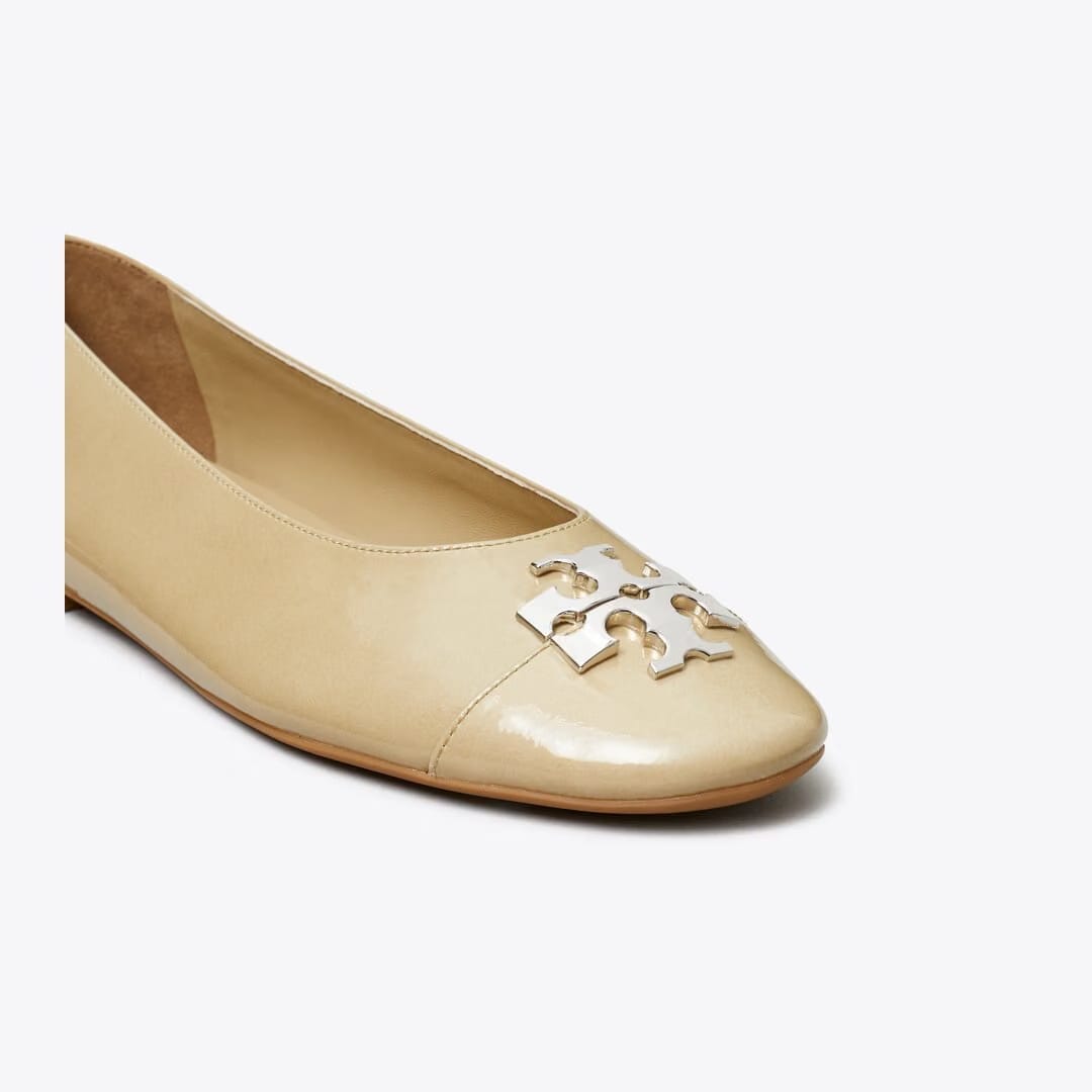 Tory Burch Charlie Ballet PALO SANTO / PALO SANTO / SILVER