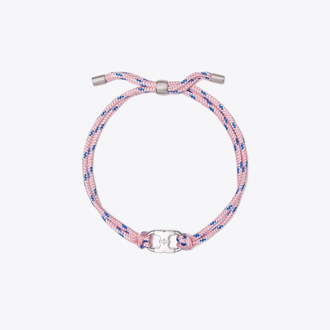 Tory Burch Embrace Ambition Bracelet Tory Silver / Pink