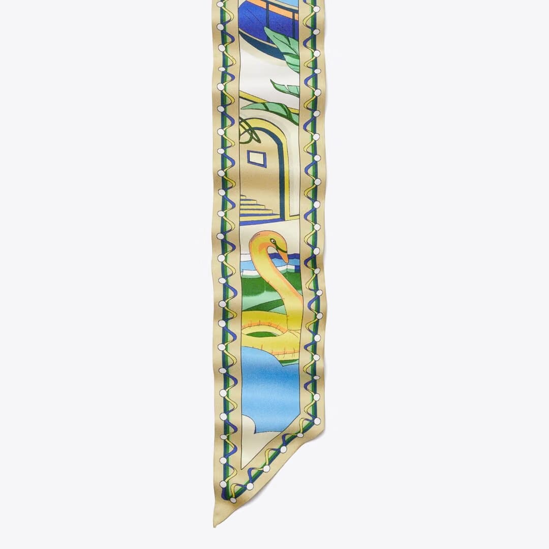 Tory Burch The Pool Ribbon Tie The Pool Blue