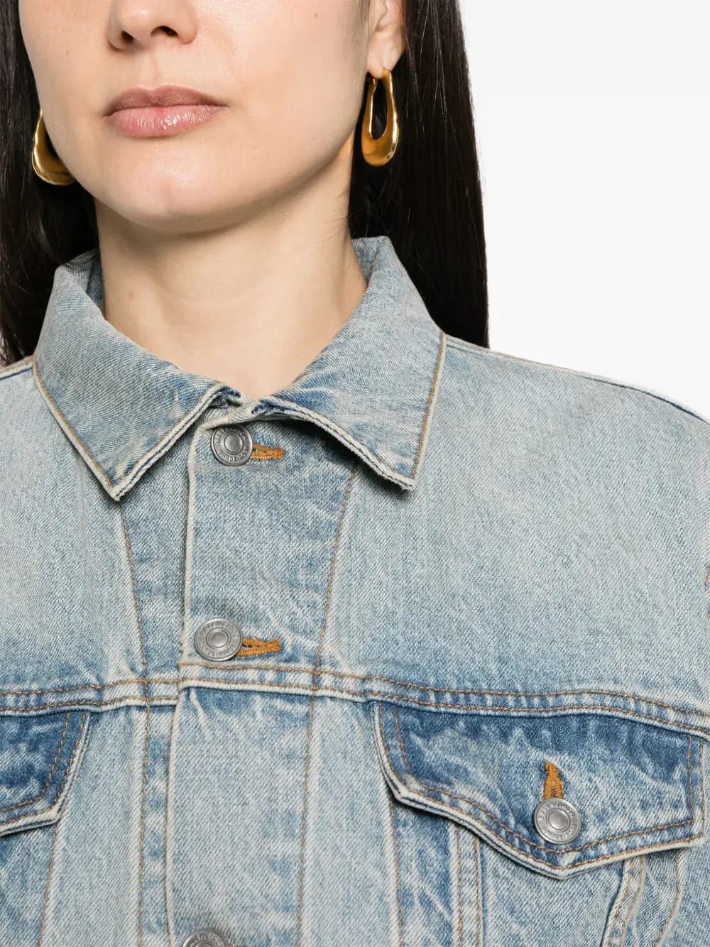 washed-denim jacket
