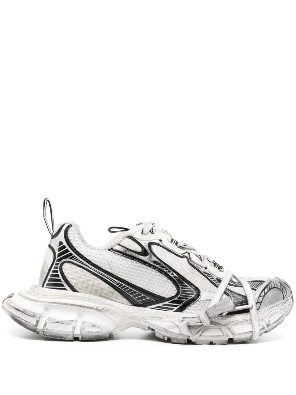 3XL mesh-panel sneakers