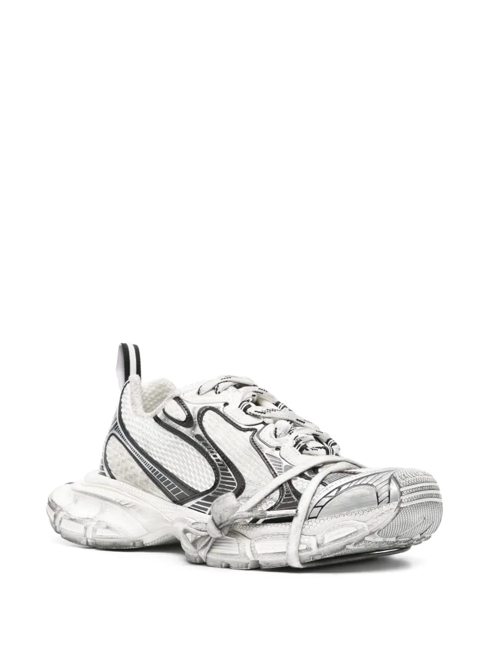3XL mesh-panel sneakers