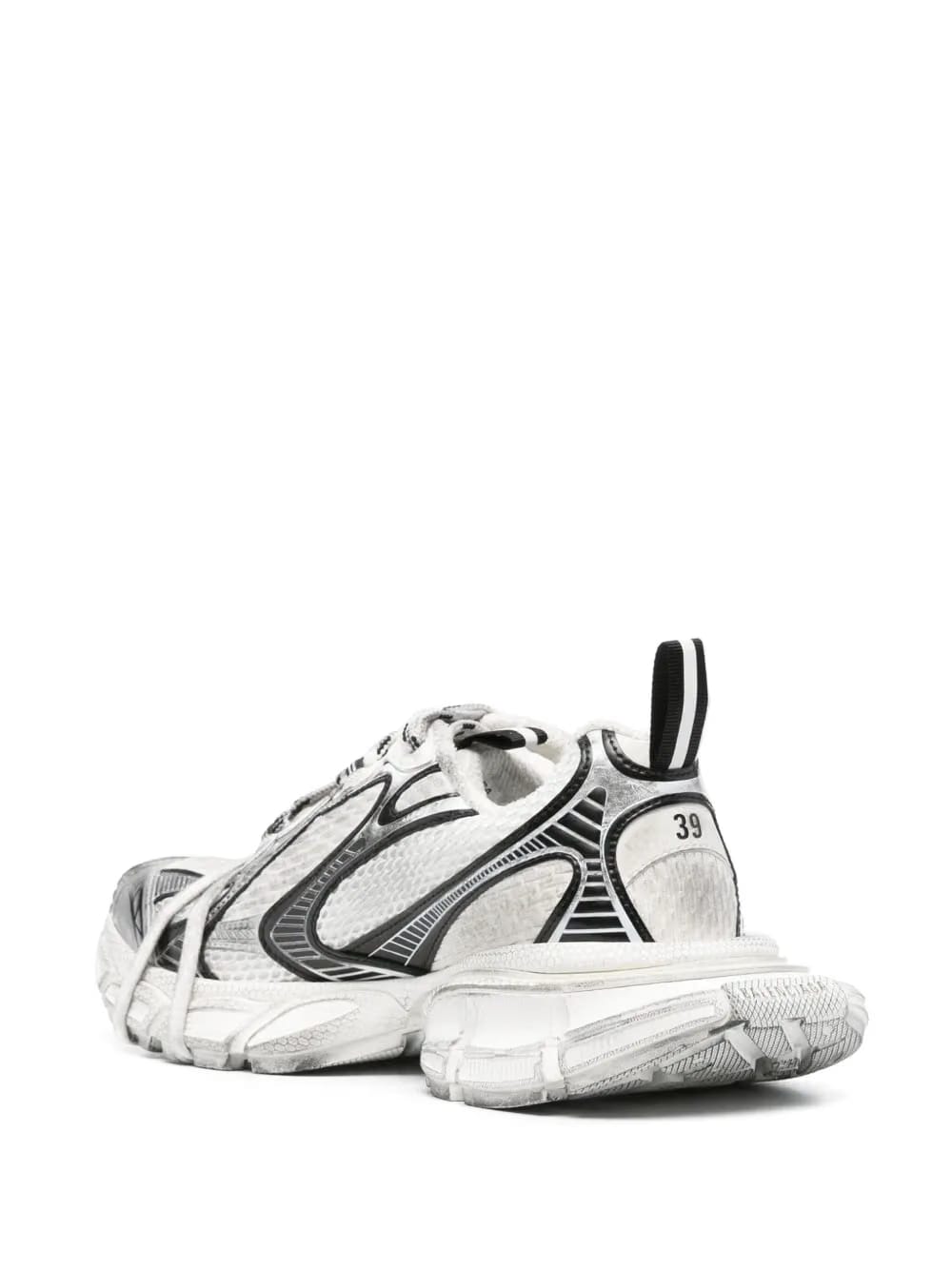 3XL mesh-panel sneakers