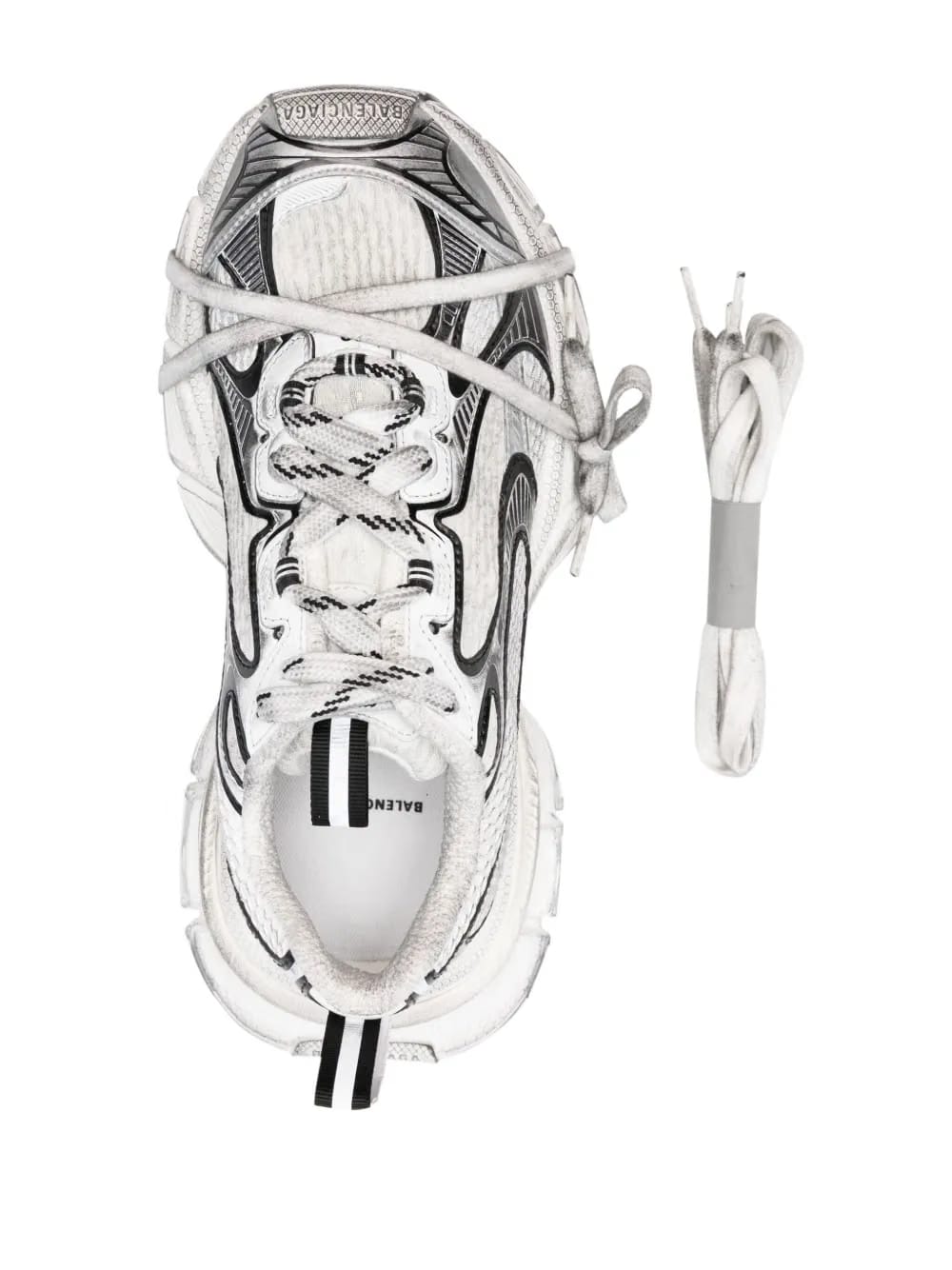 3XL mesh-panel sneakers