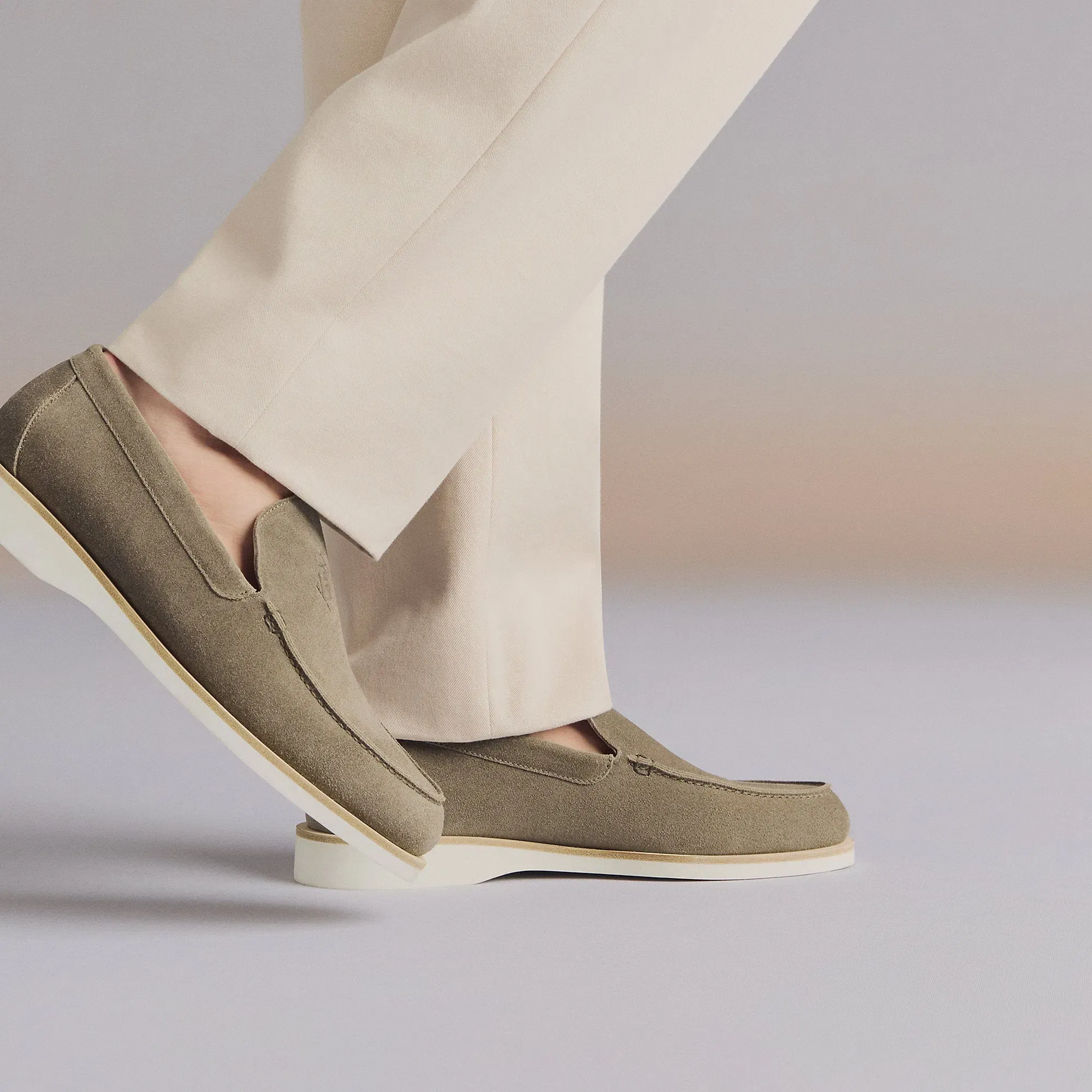 Hermes Low Loafer Beige Sable