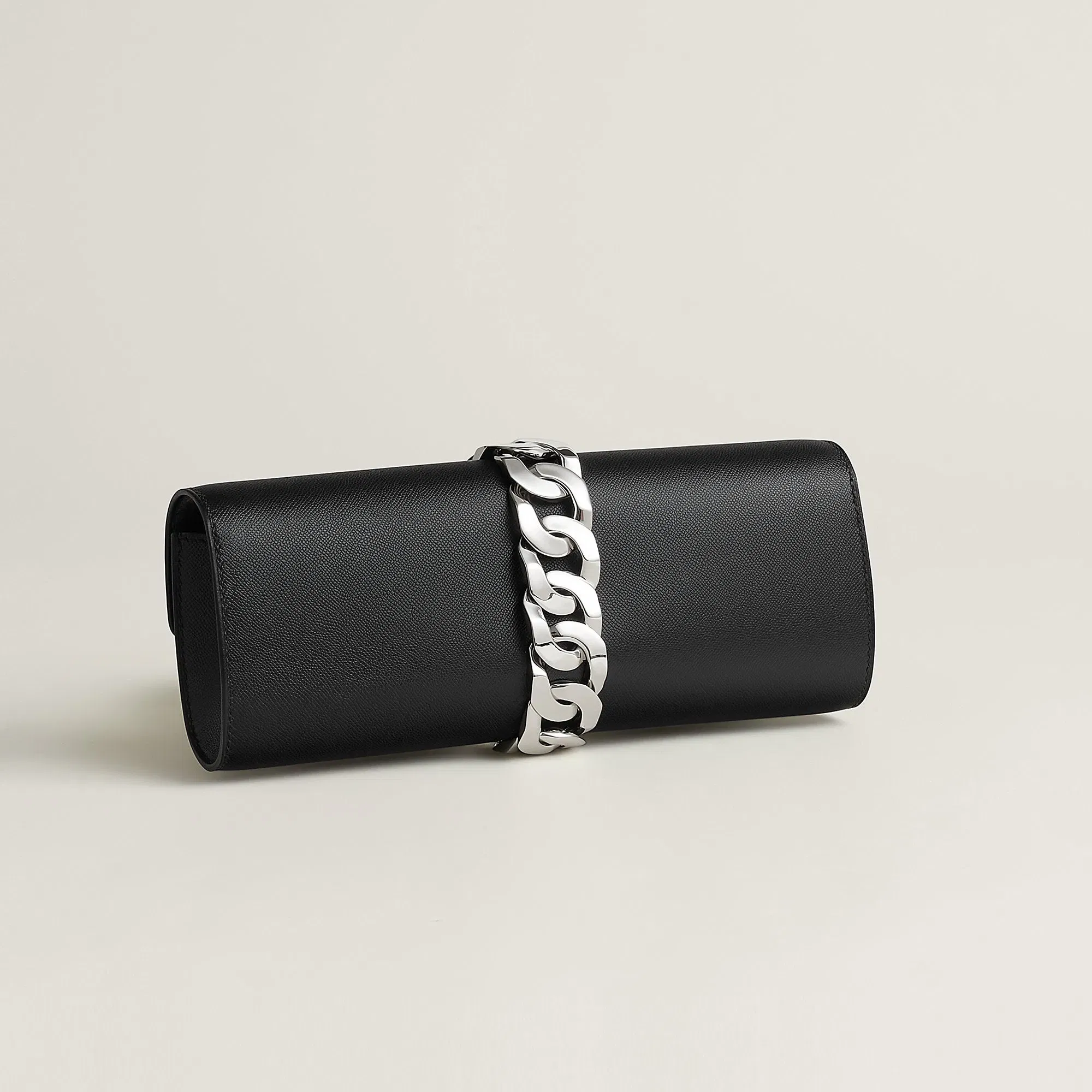 Hermes Boucle Sellier Chaine Bag Noir