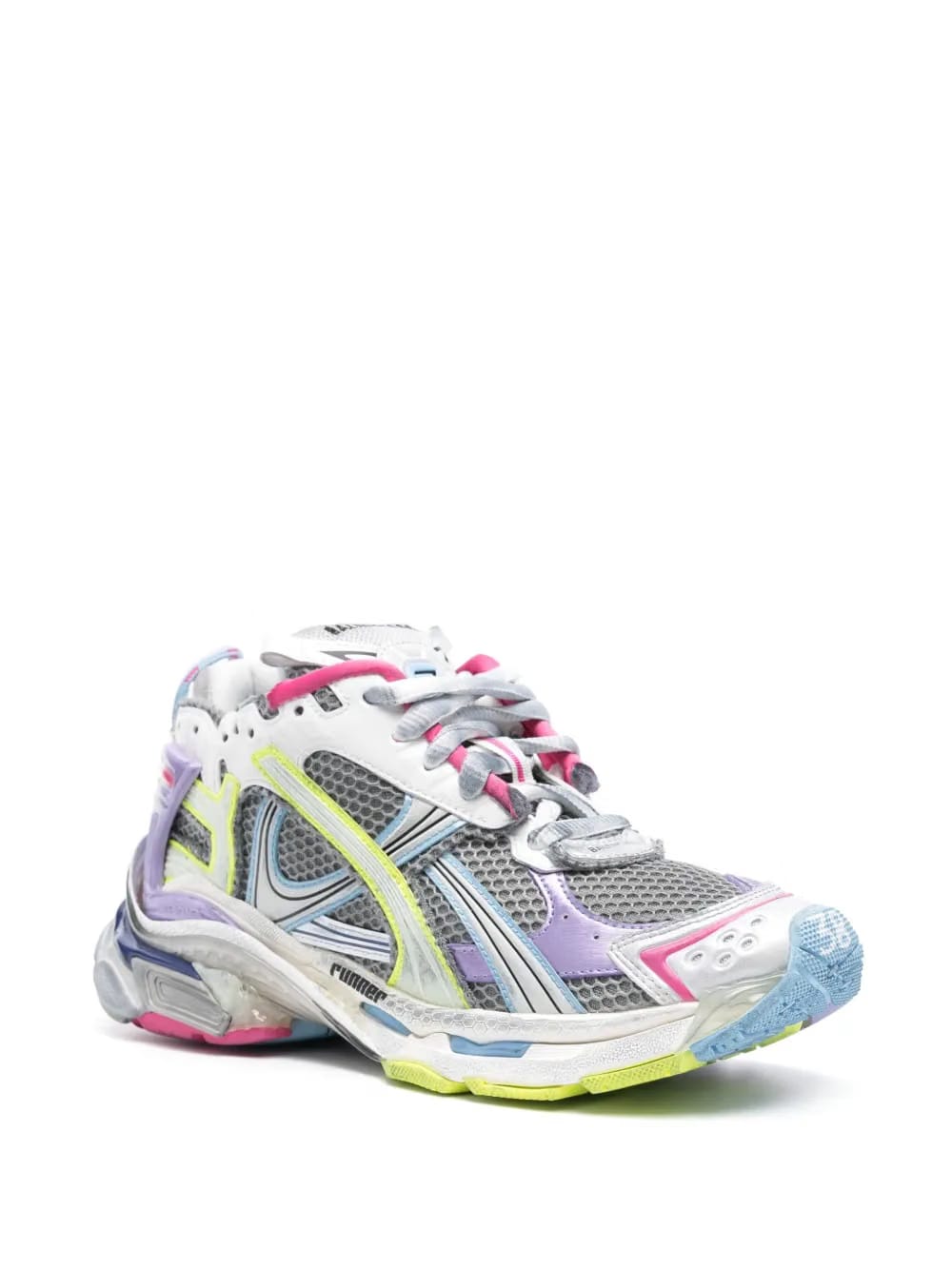 Runner mesh-panelled sneakers