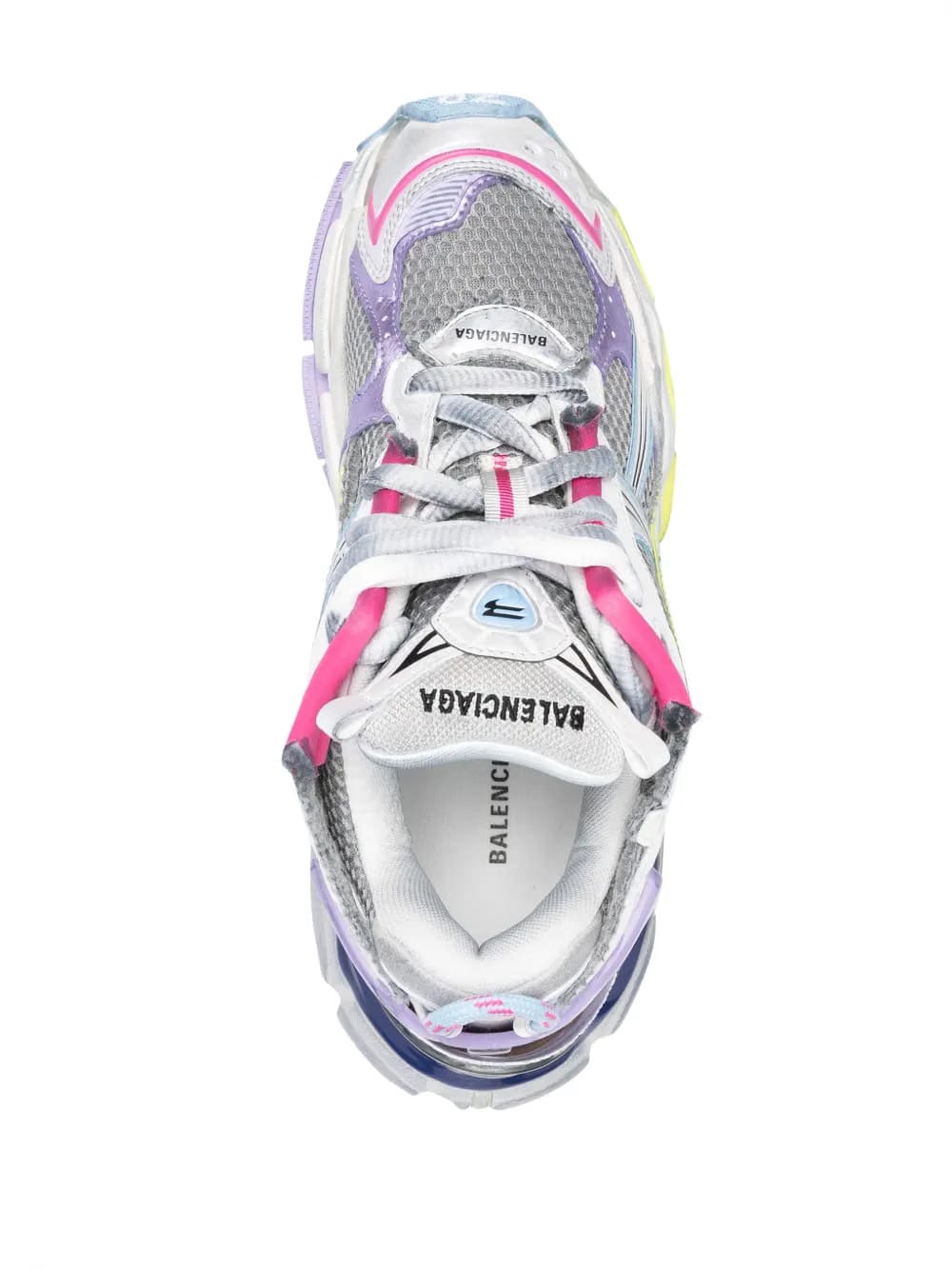 Runner mesh-panelled sneakers