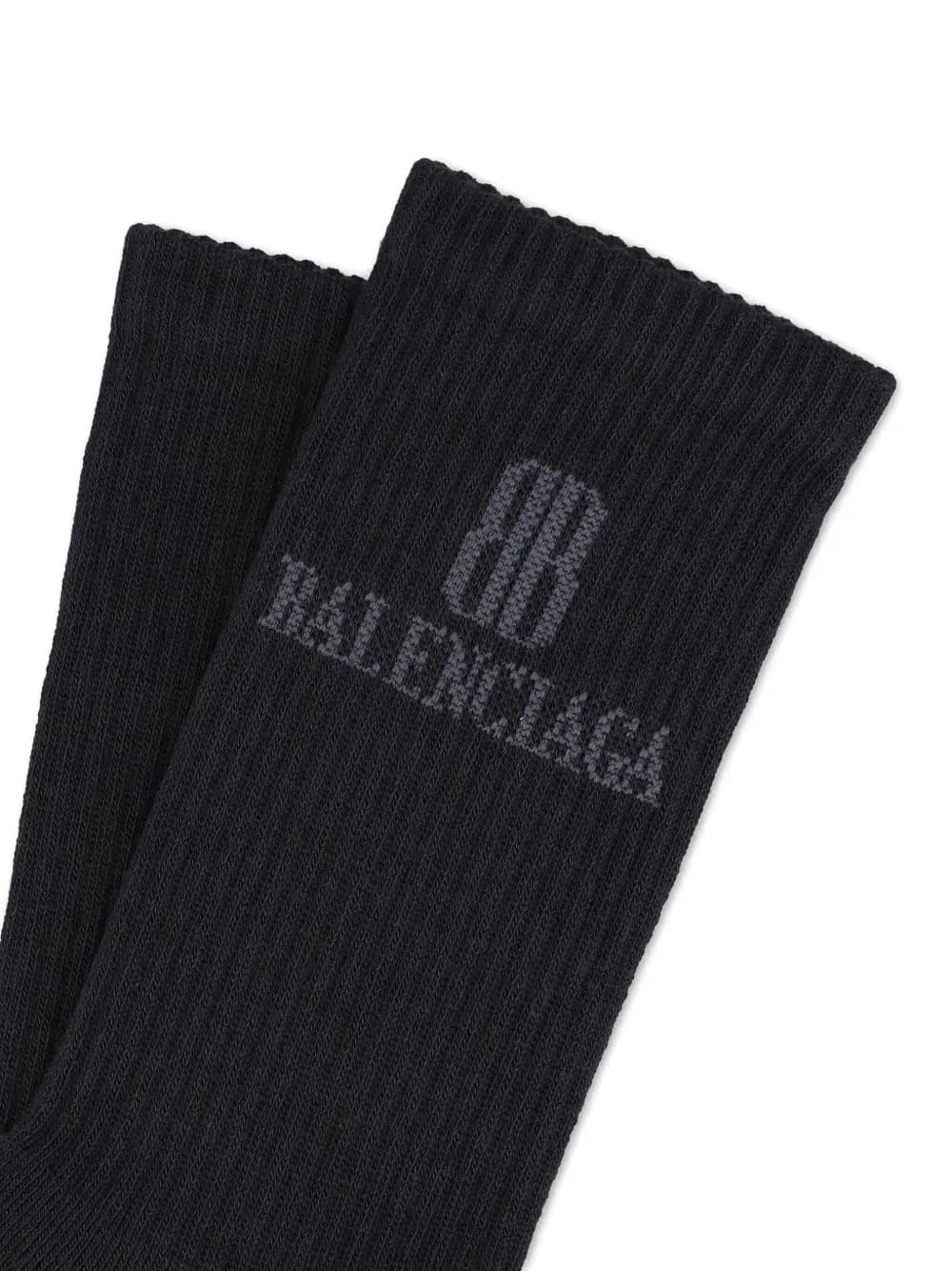 logo ribbed socks