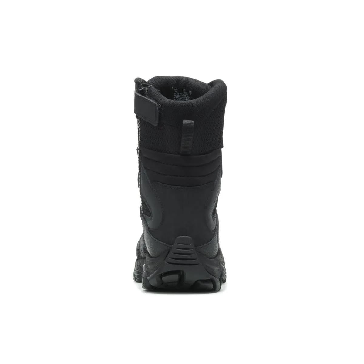 Merrell Men's Moab 3 8" Tactical Zip Waterproof Boot Black