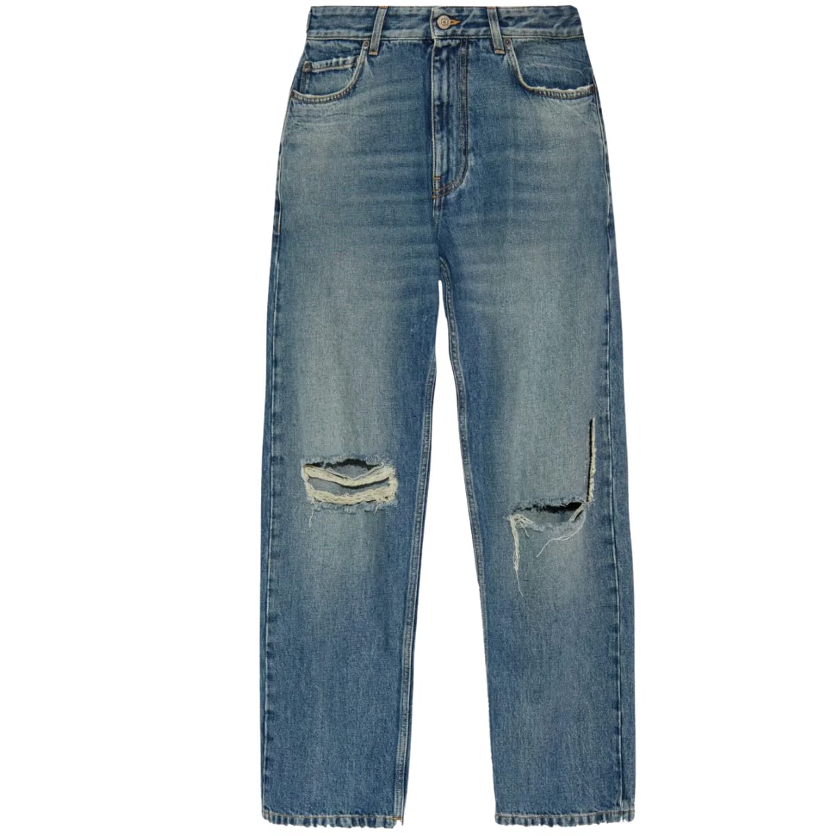 Ripped detailing jeans