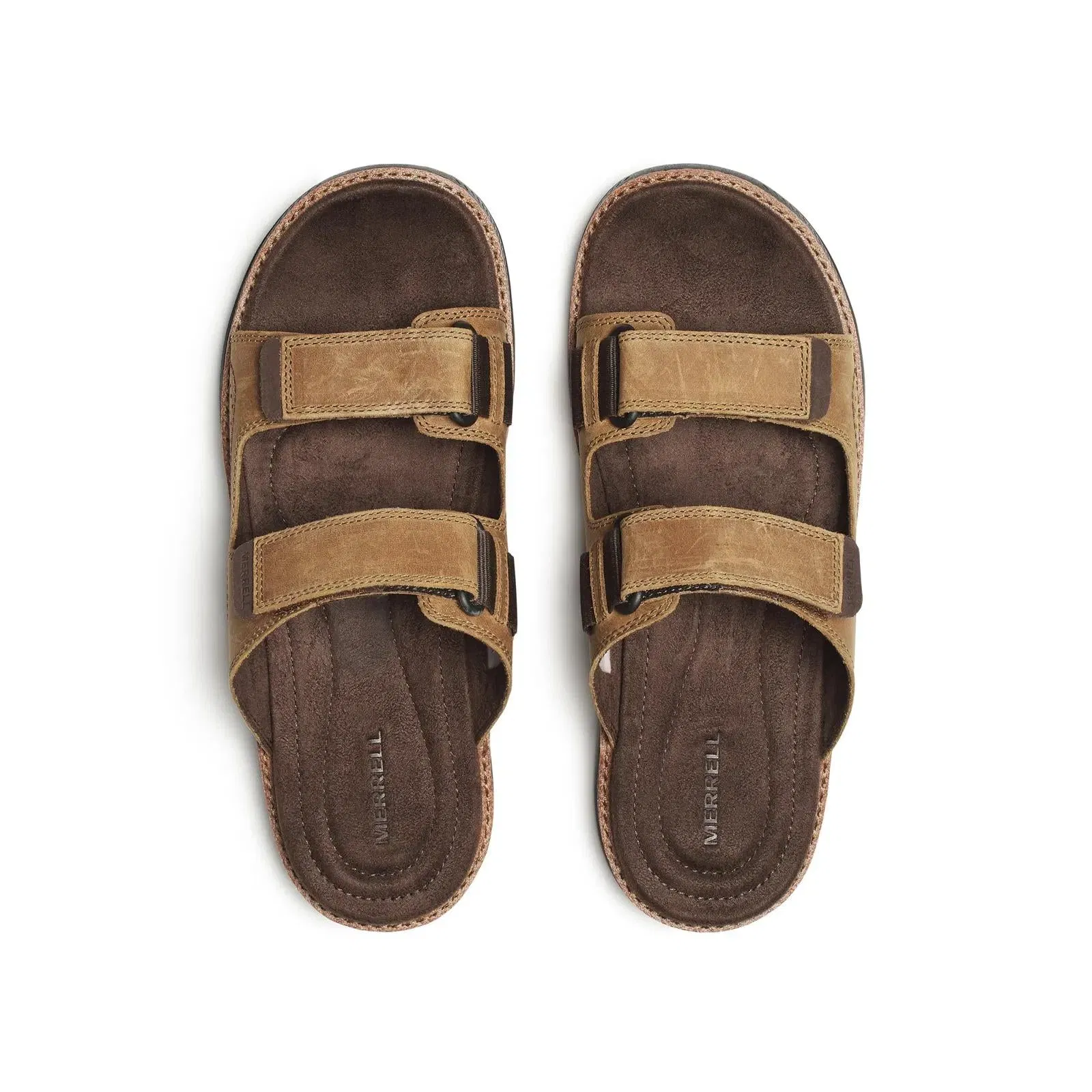 Merrell Men's Cove Leather Slide Coffee