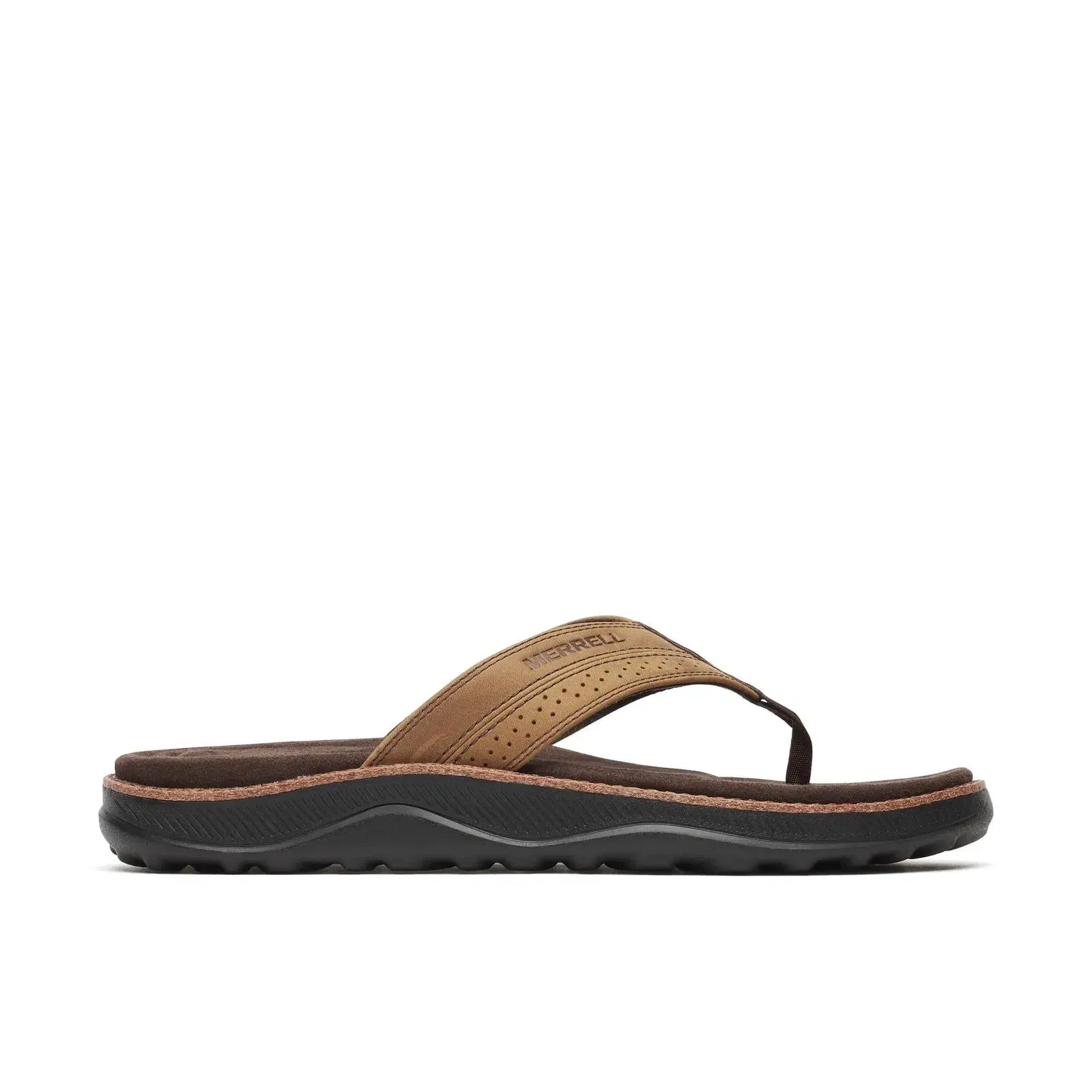Merrell Men's Cove Leather Flip Coffee